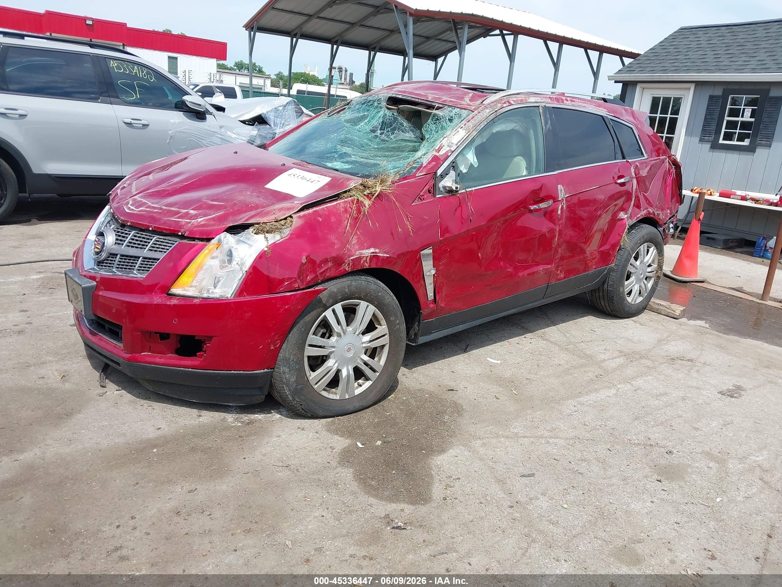 2010 Cadillac Srx Luxury Collection Red vin: 3GYFNDEY9AS593024