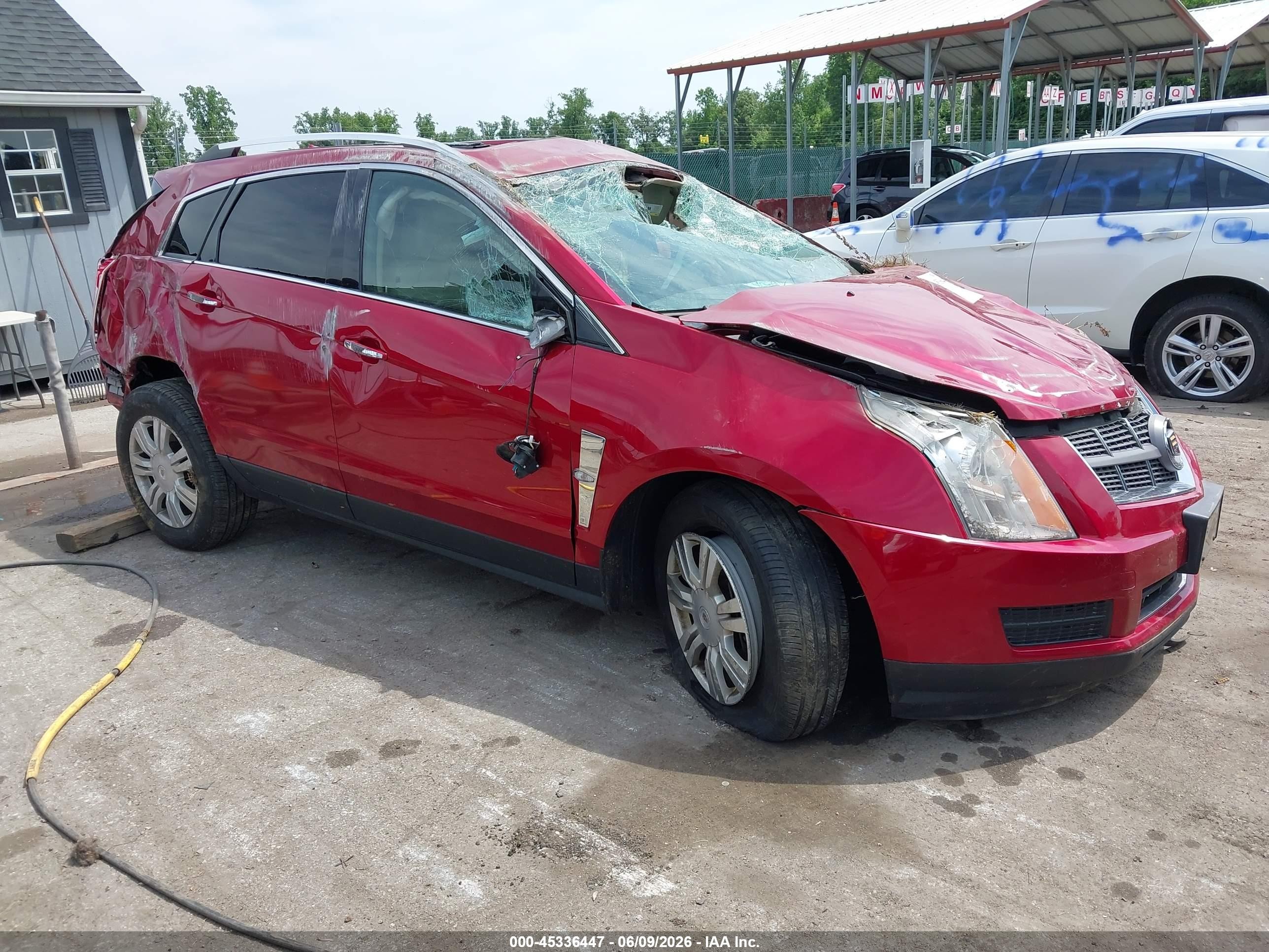 2010 Cadillac Srx Luxury Collection Red vin: 3GYFNDEY9AS593024