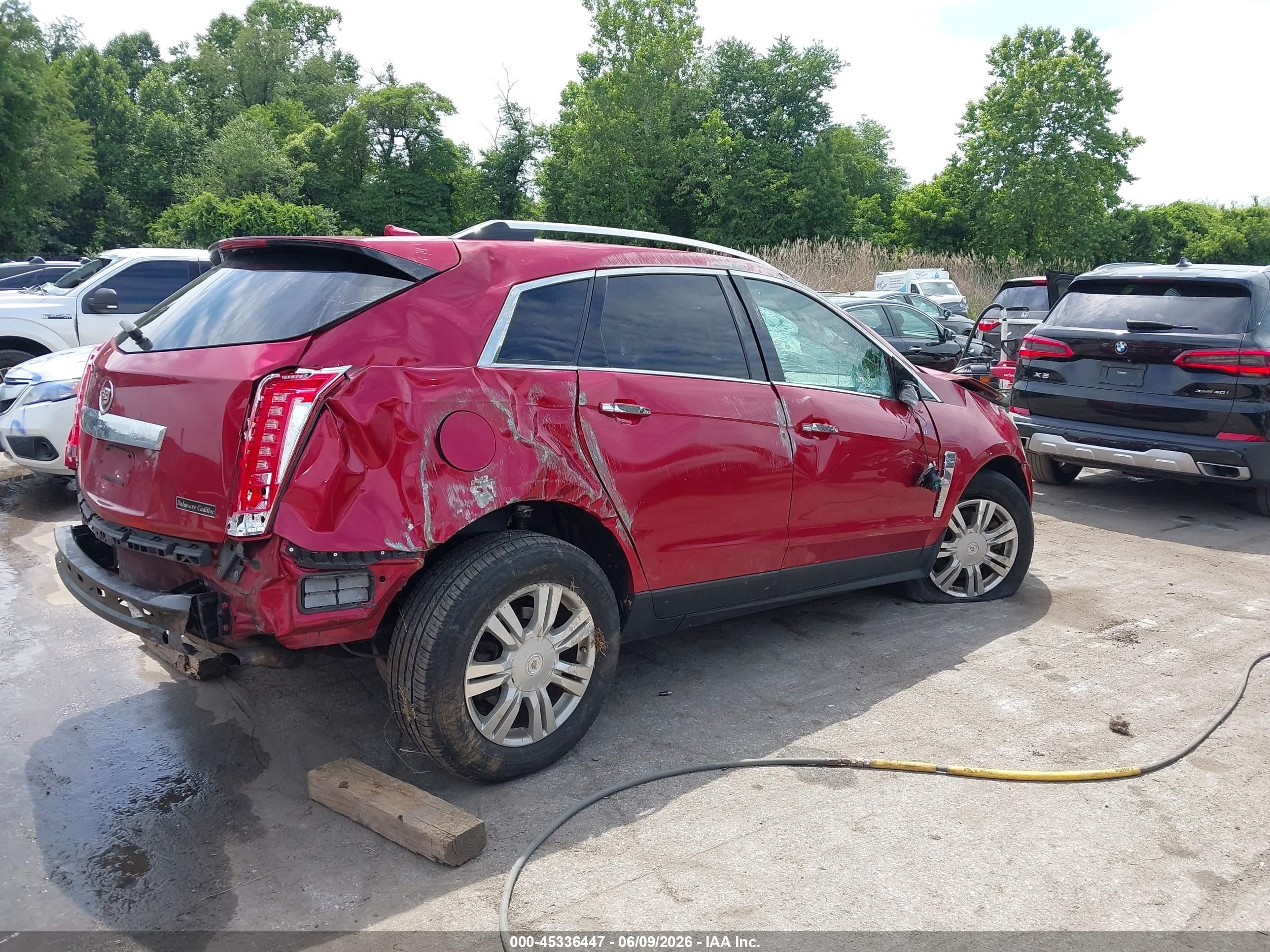 2010 Cadillac Srx Luxury Collection Red vin: 3GYFNDEY9AS593024