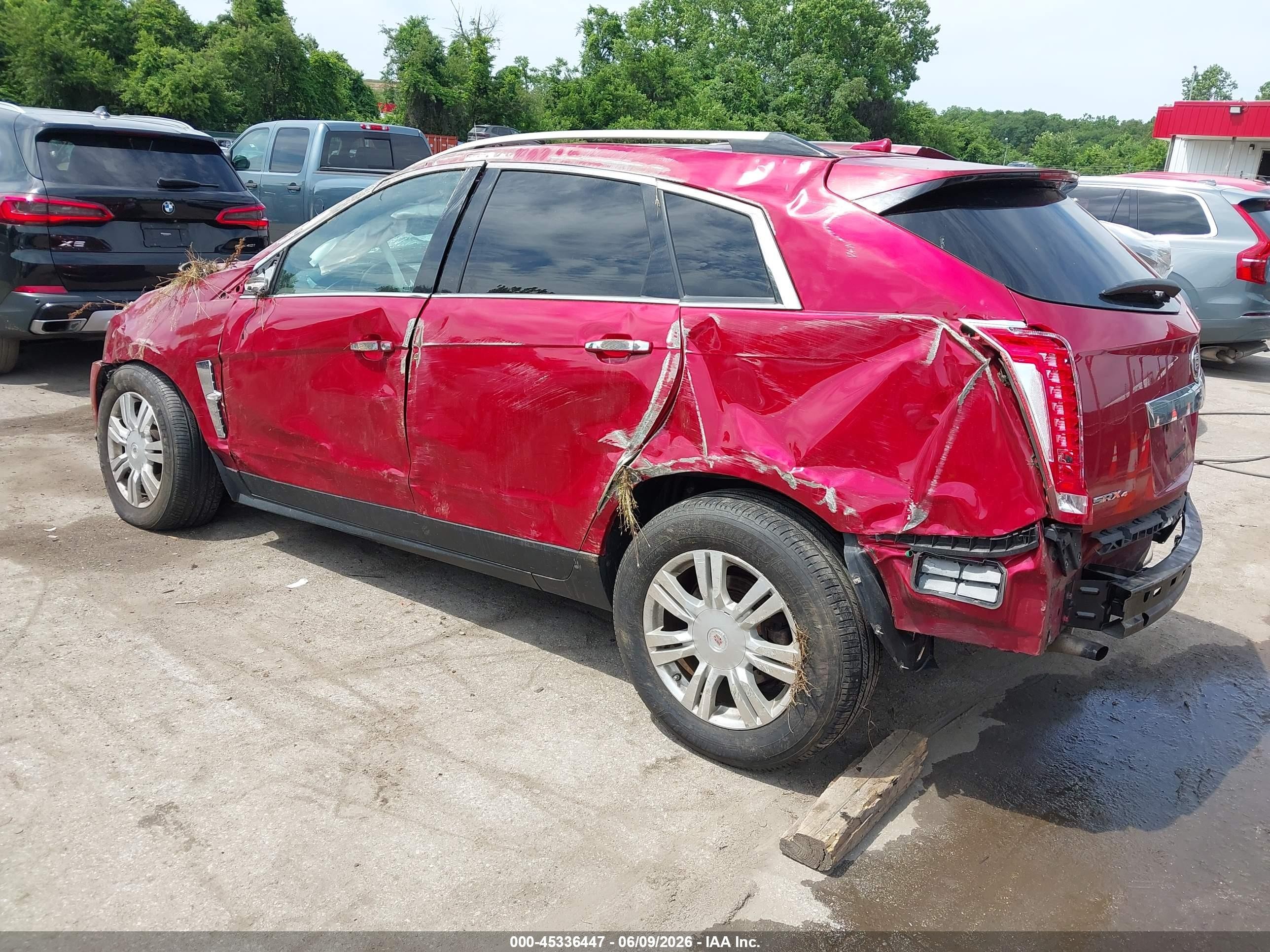 2010 Cadillac Srx Luxury Collection Red vin: 3GYFNDEY9AS593024
