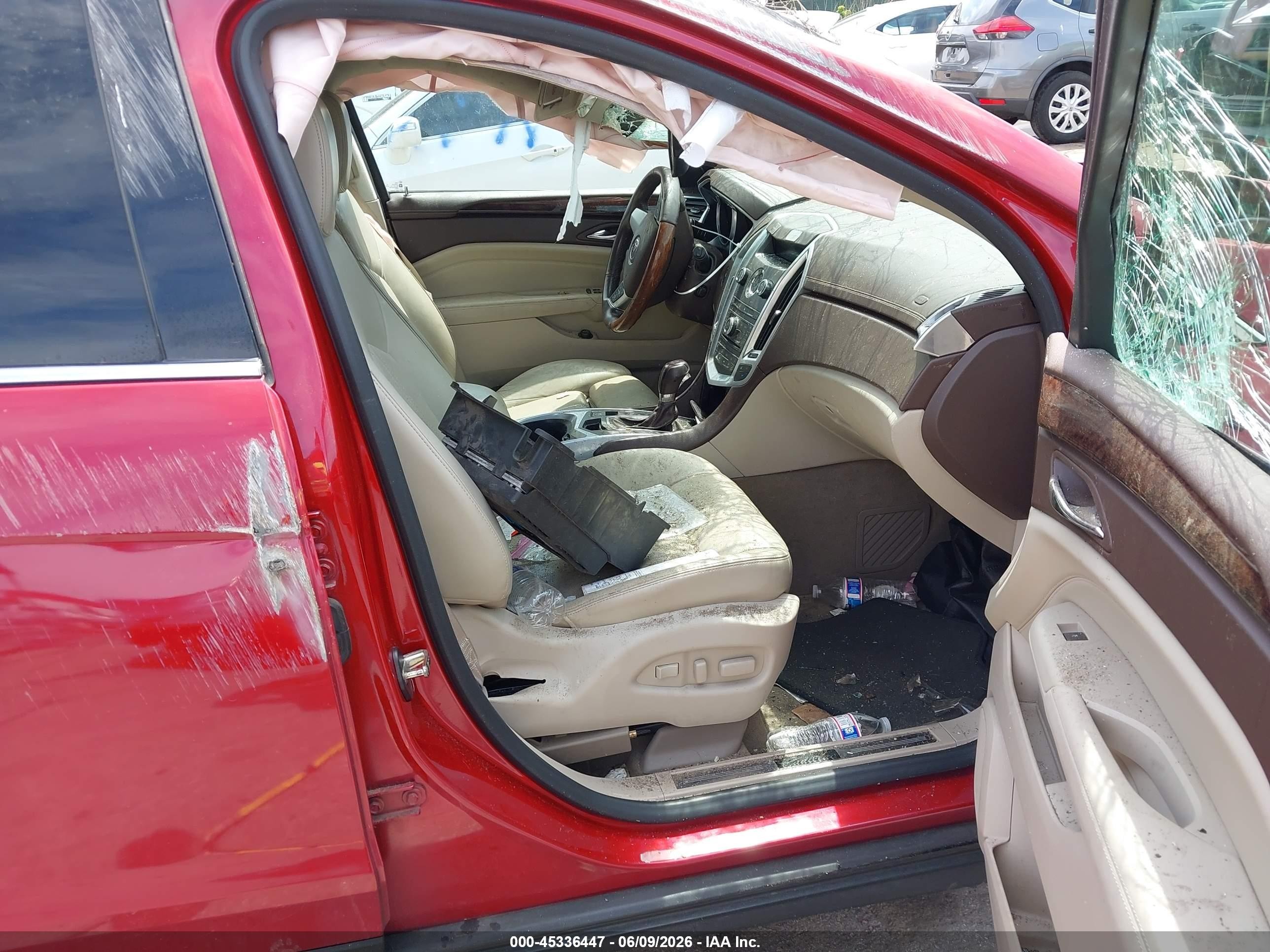 2010 Cadillac Srx Luxury Collection Red vin: 3GYFNDEY9AS593024