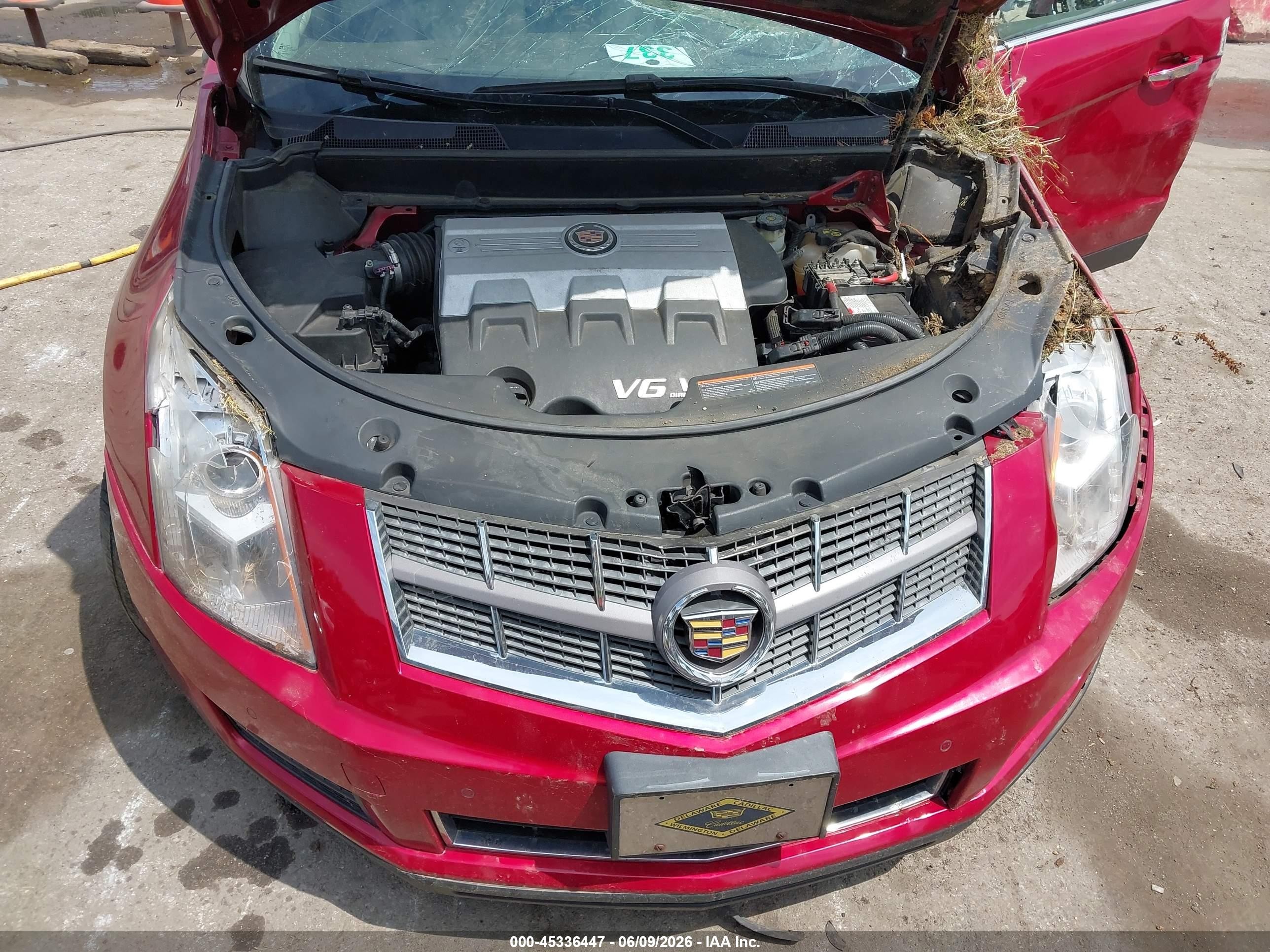 2010 Cadillac Srx Luxury Collection Red vin: 3GYFNDEY9AS593024