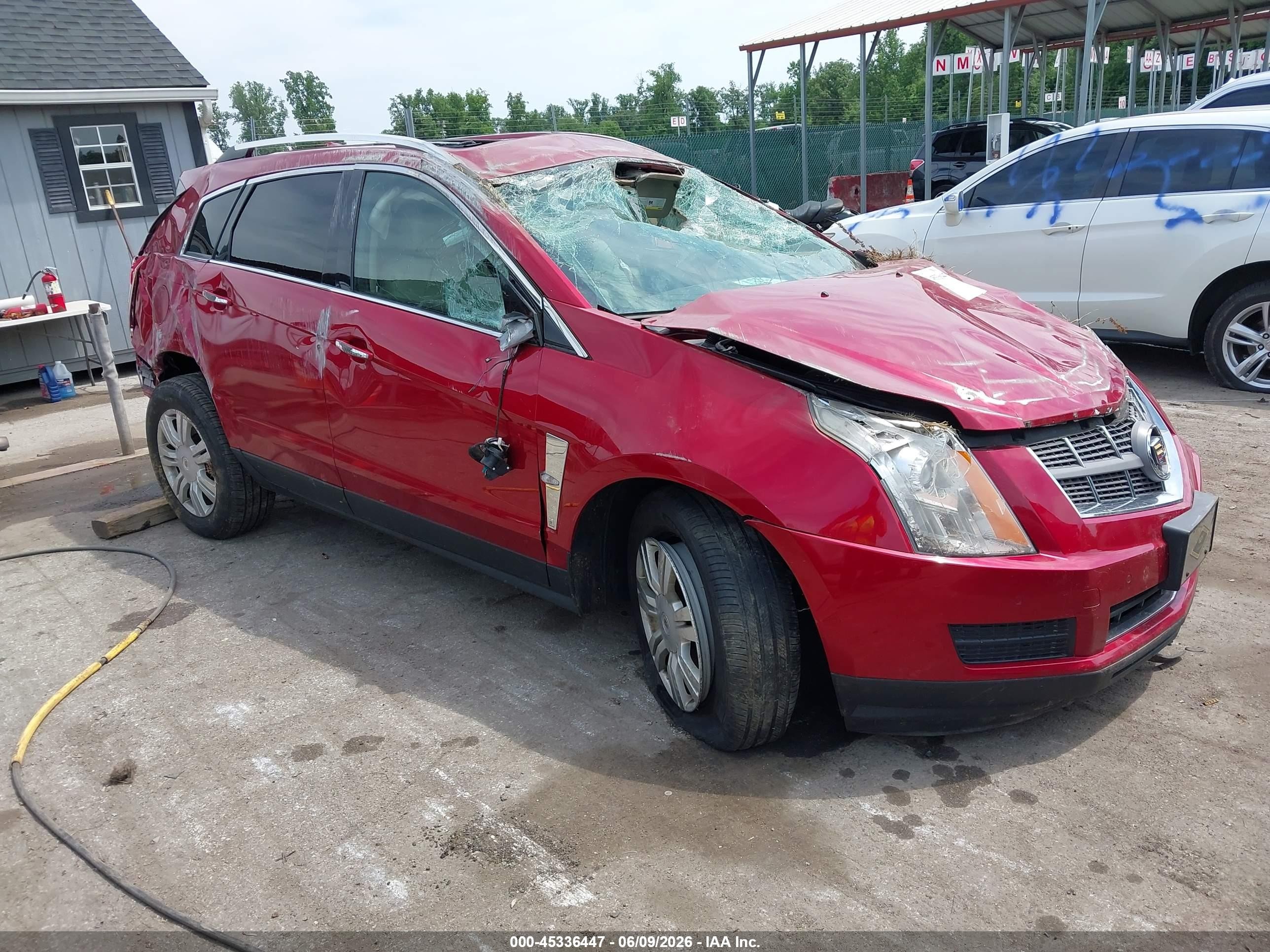 2010 Cadillac Srx Luxury Collection Red vin: 3GYFNDEY9AS593024
