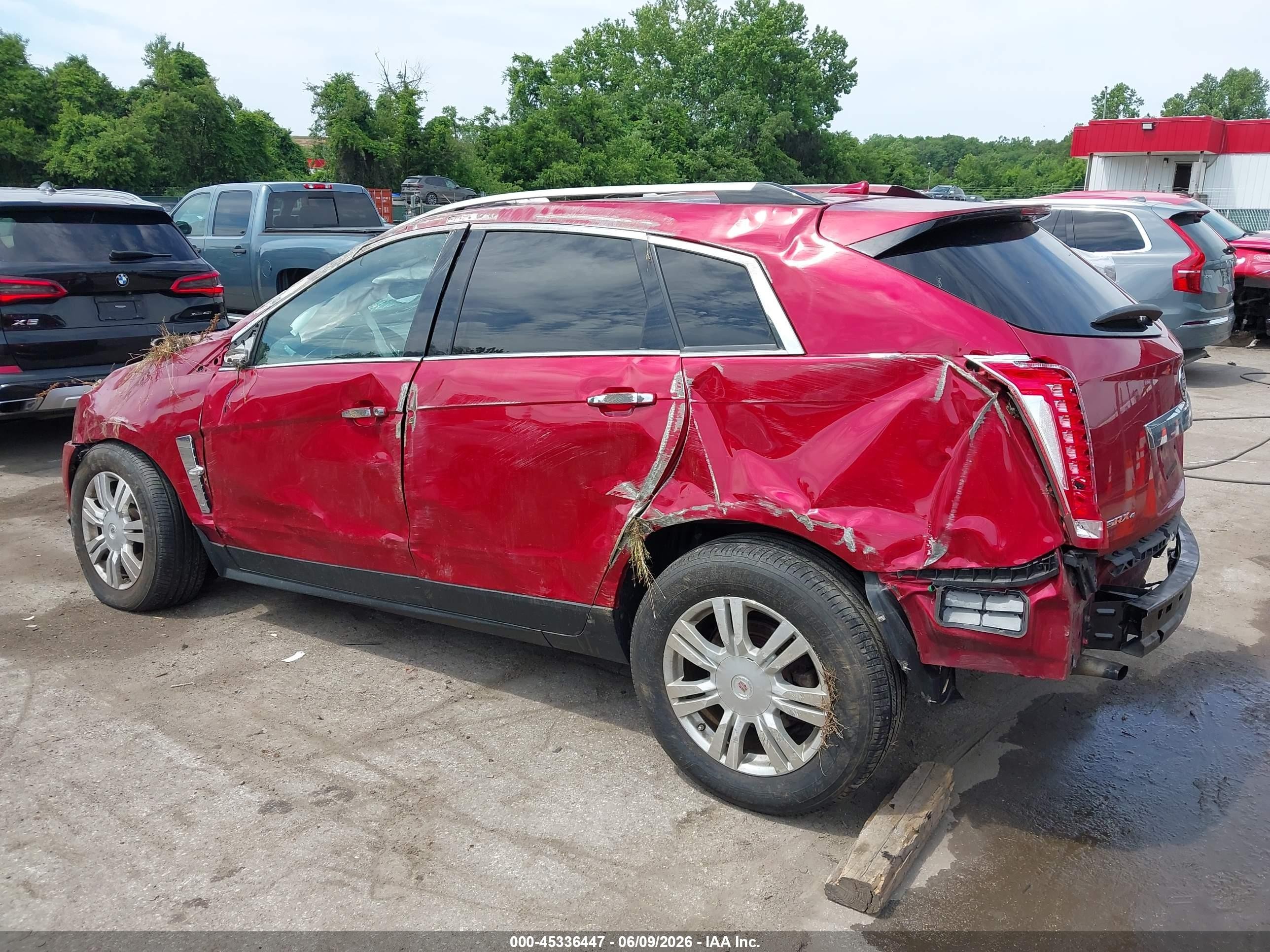 2010 Cadillac Srx Luxury Collection Red vin: 3GYFNDEY9AS593024