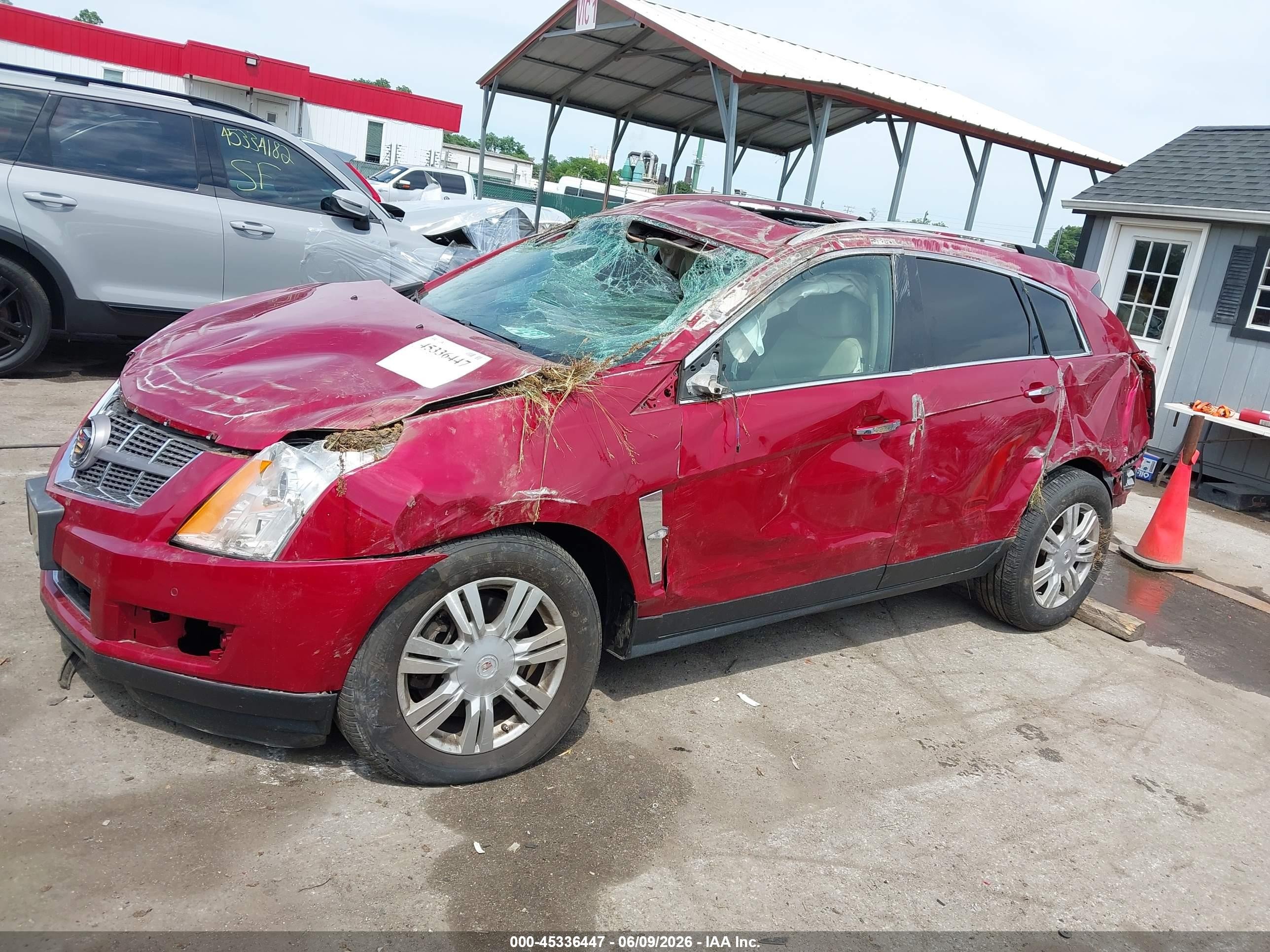 2010 Cadillac Srx Luxury Collection Red vin: 3GYFNDEY9AS593024