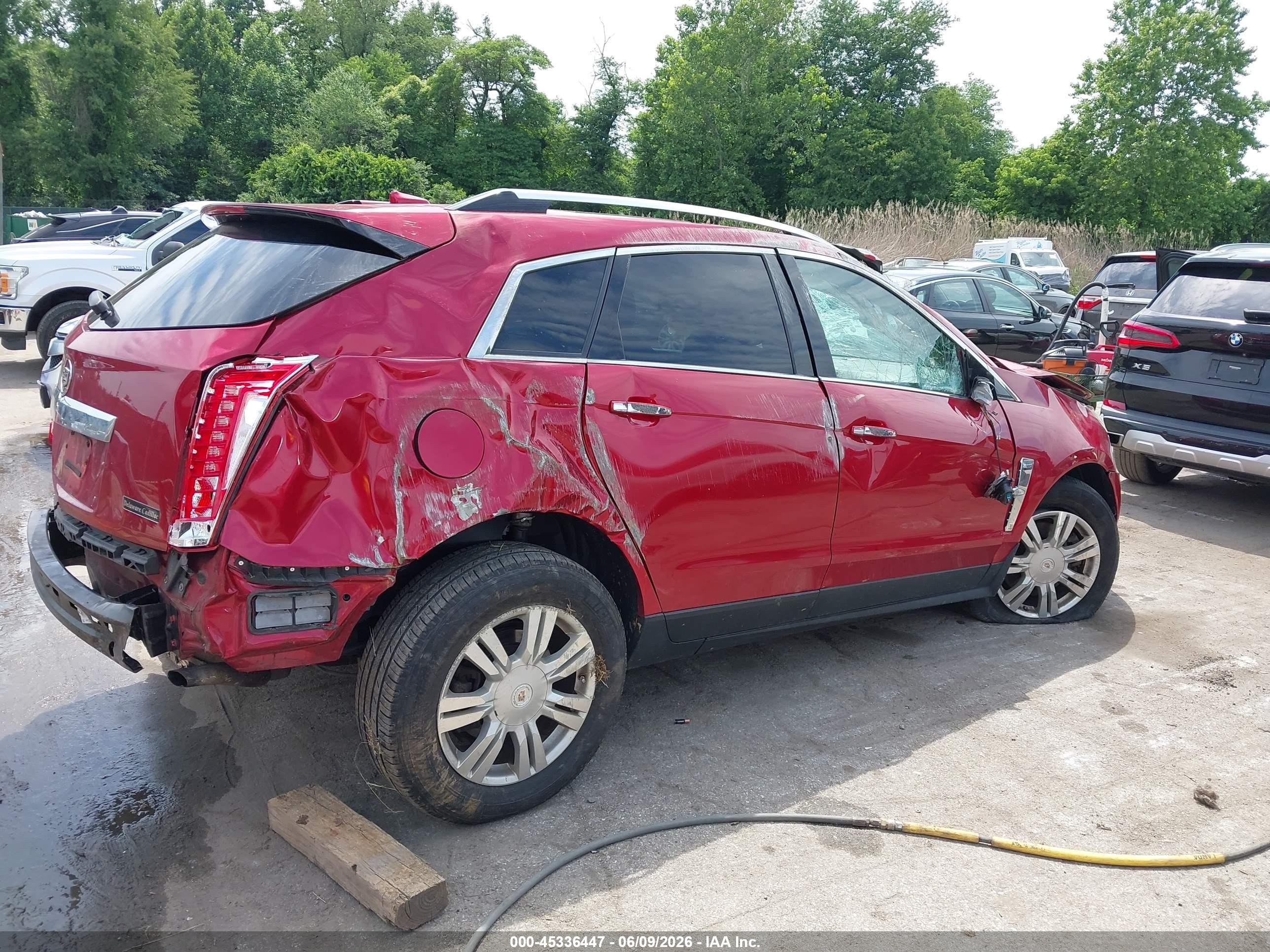 2010 Cadillac Srx Luxury Collection Red vin: 3GYFNDEY9AS593024