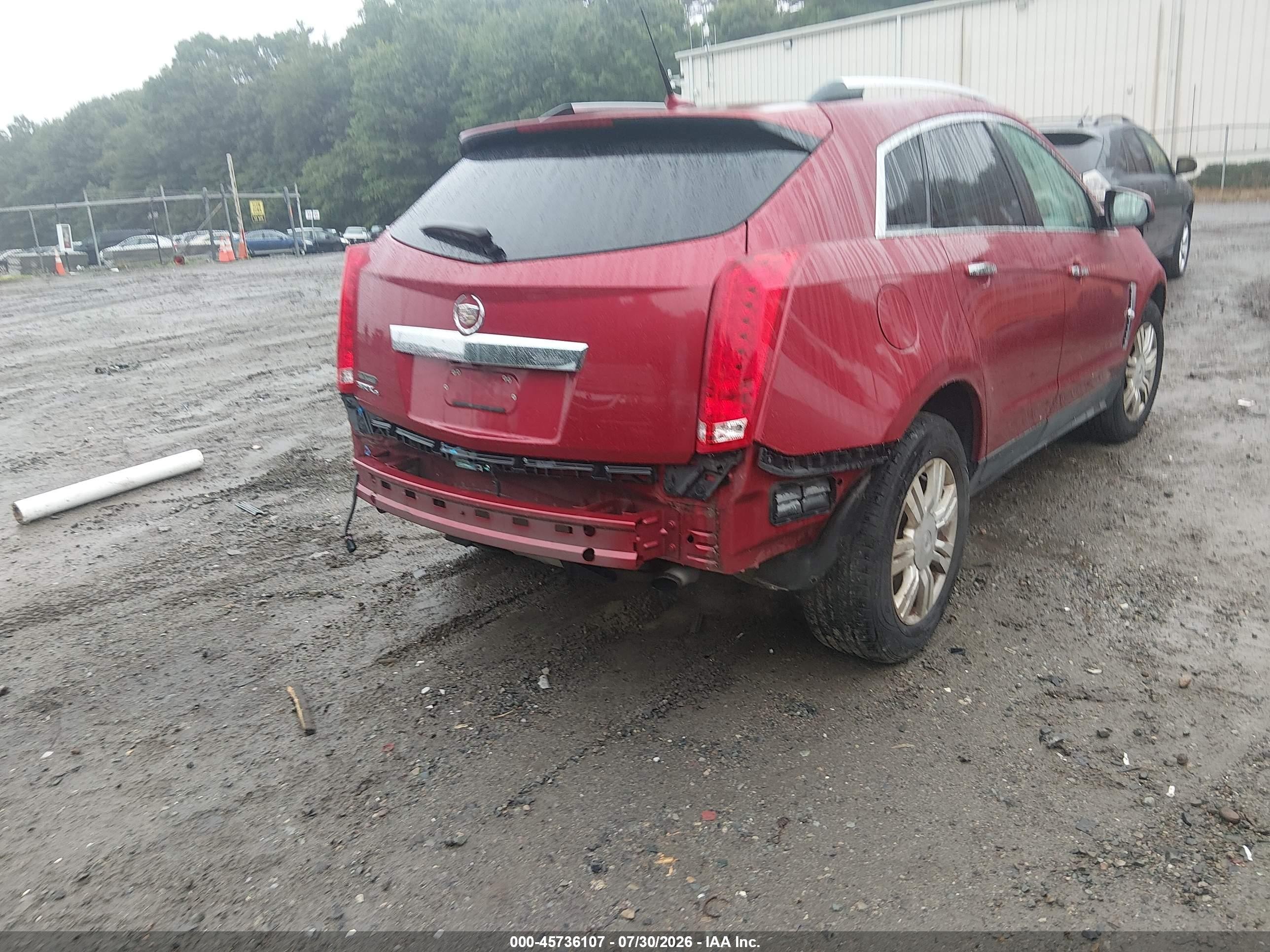 2011 Cadillac Srx Luxury Collection Красный vin: 3GYFNDEY9BS626637