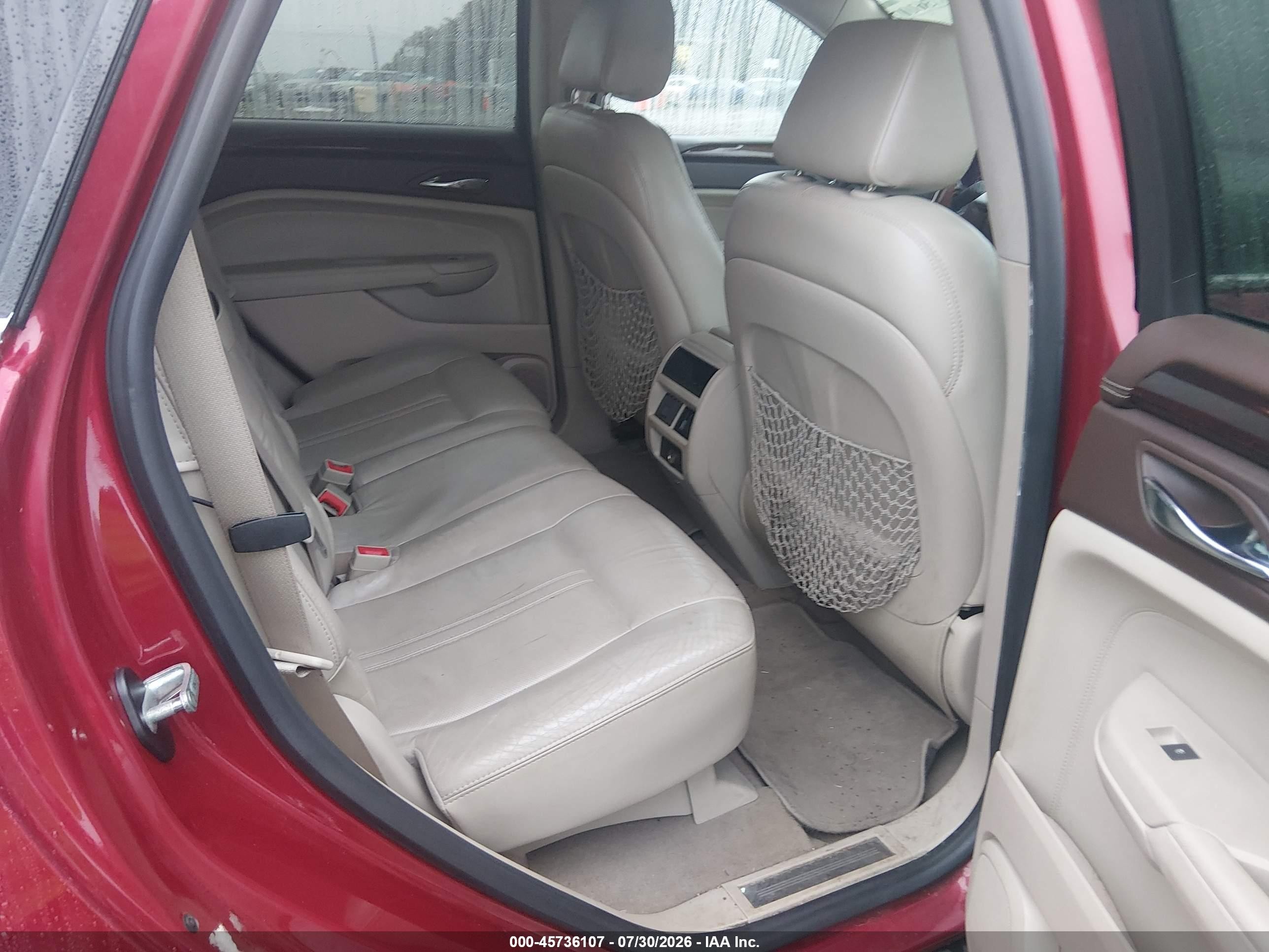 2011 Cadillac Srx Luxury Collection Красный vin: 3GYFNDEY9BS626637