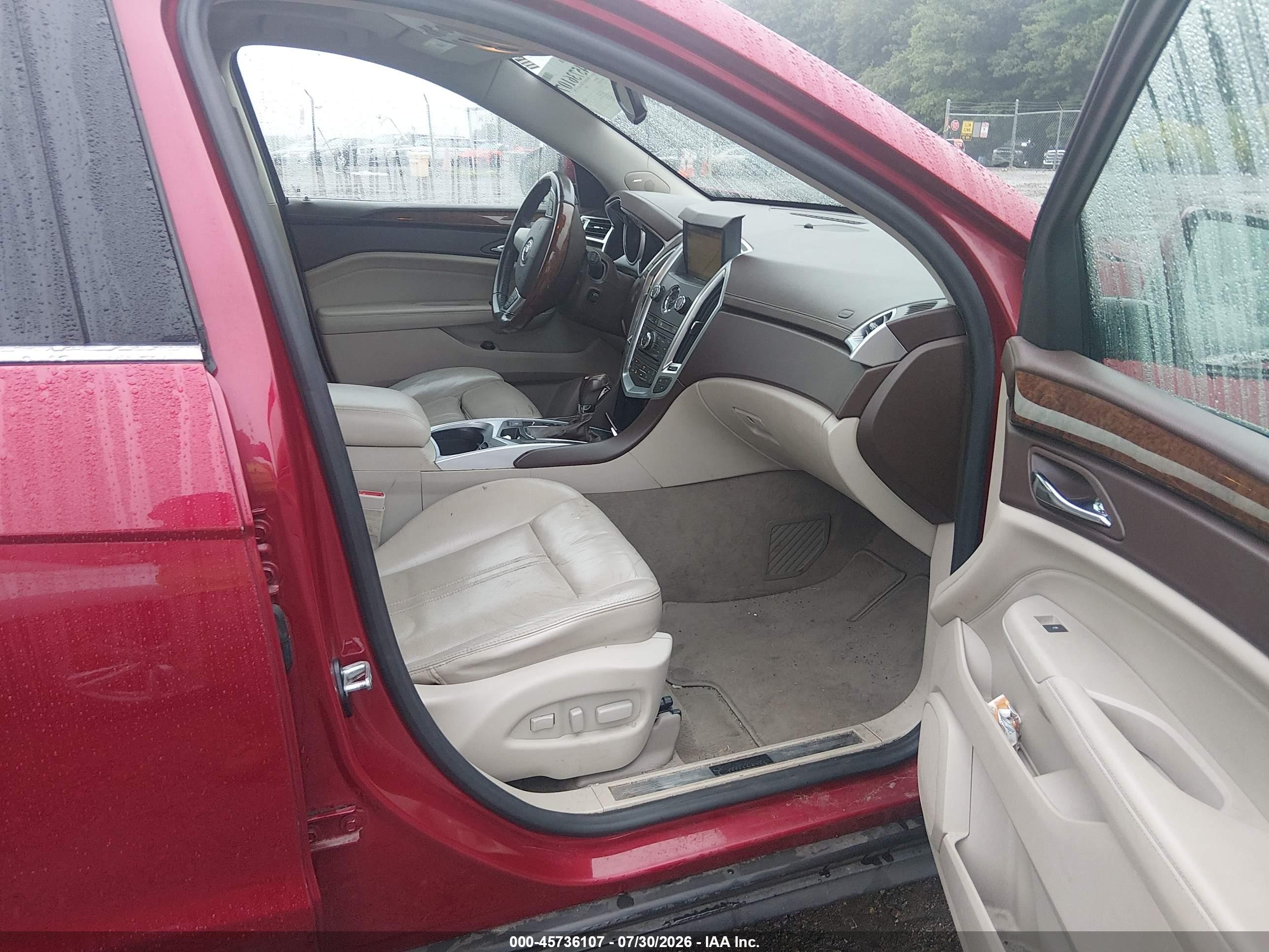2011 Cadillac Srx Luxury Collection Красный vin: 3GYFNDEY9BS626637