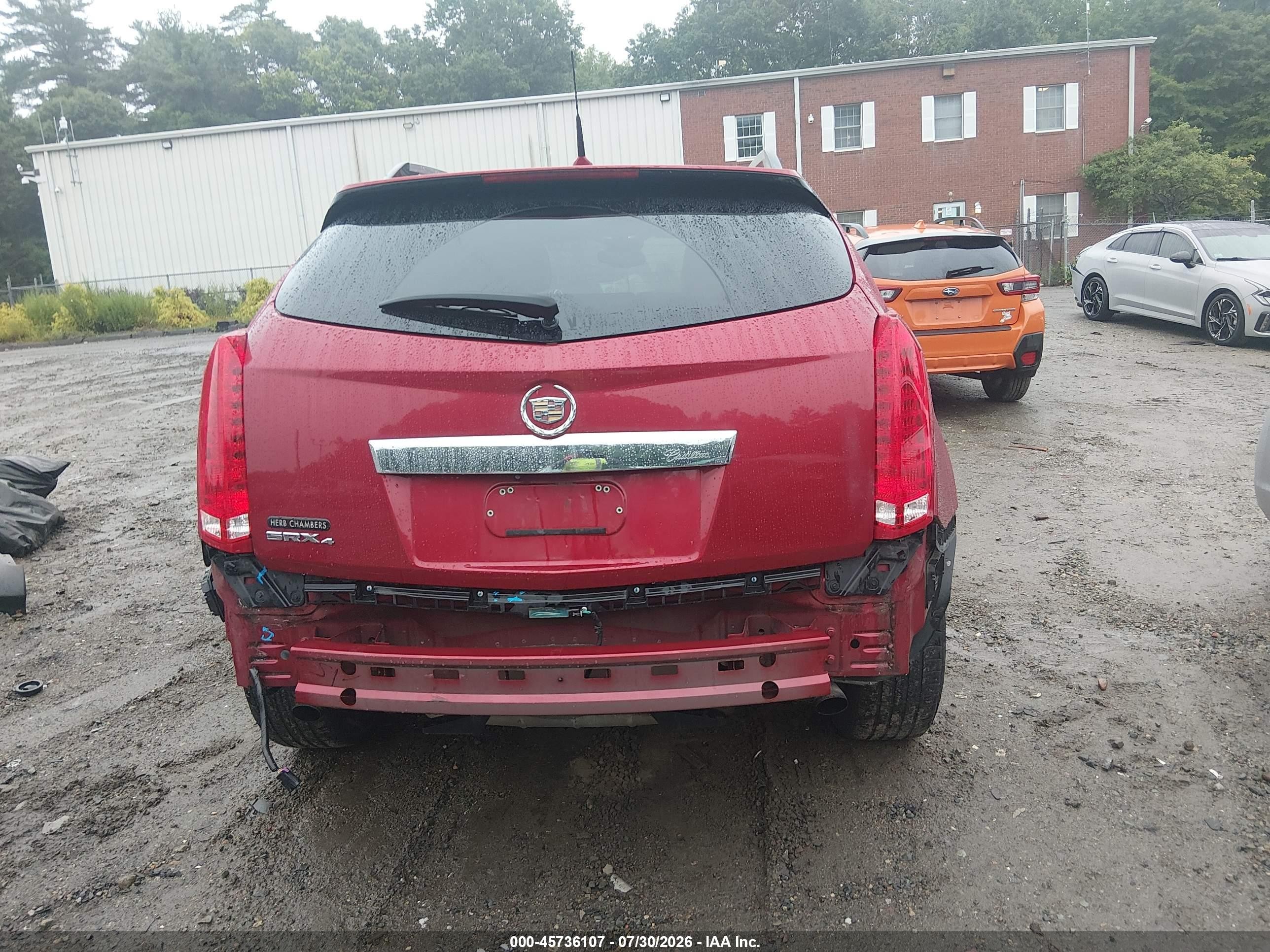 2011 Cadillac Srx Luxury Collection Красный vin: 3GYFNDEY9BS626637