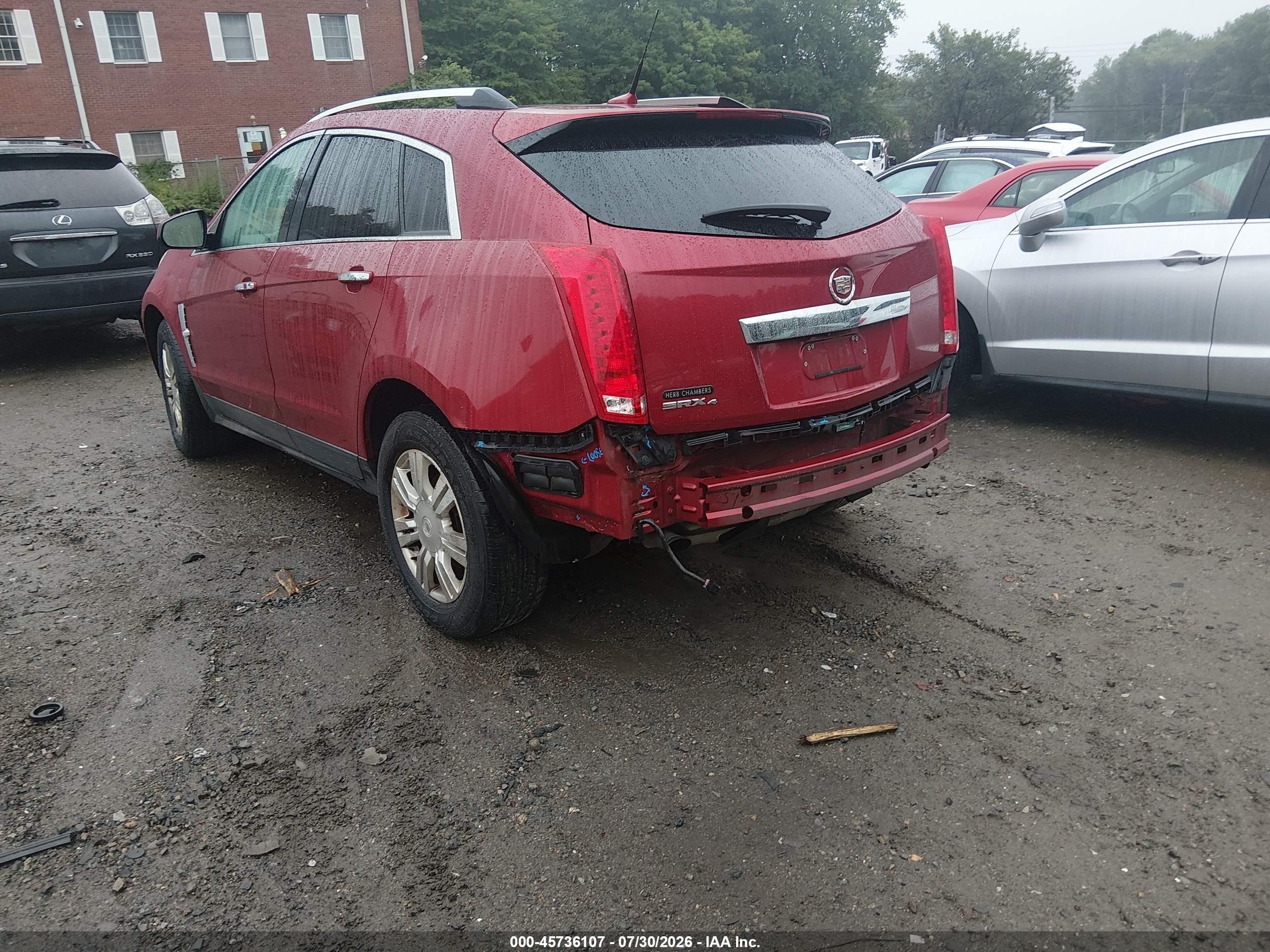 2011 Cadillac Srx Luxury Collection Красный vin: 3GYFNDEY9BS626637