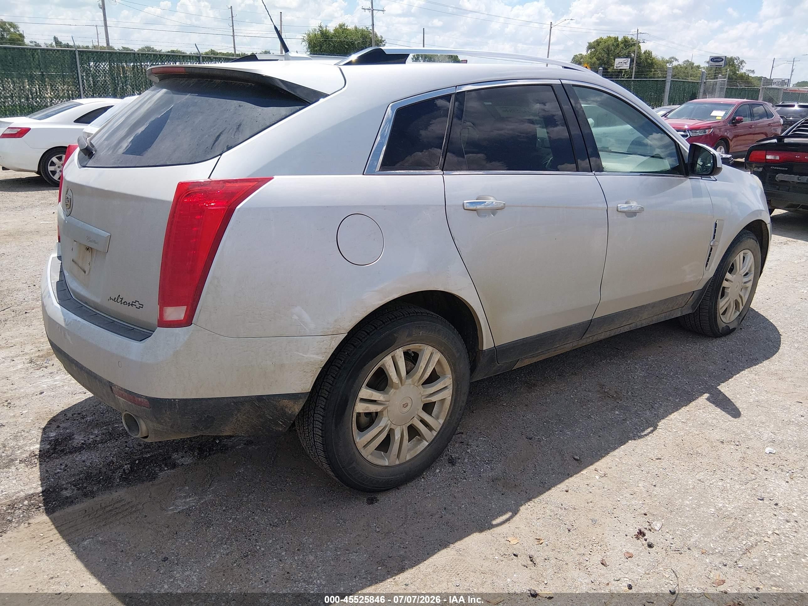 2011 Cadillac Srx Luxury Collection Silver vin: 3GYFNDEY9BS635144