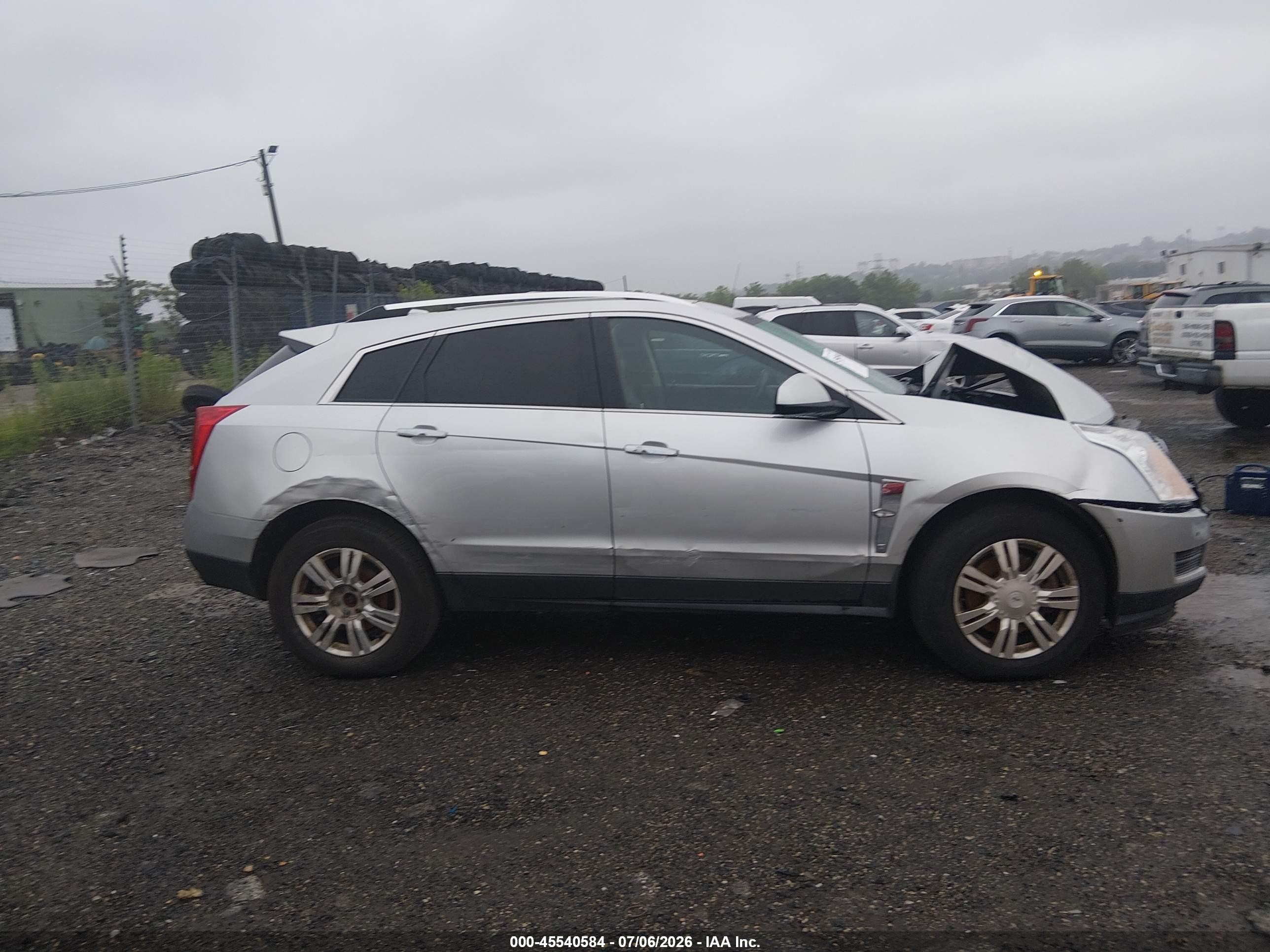 2011 Cadillac Srx Luxury Collection Silver vin: 3GYFNDEY9BS678494