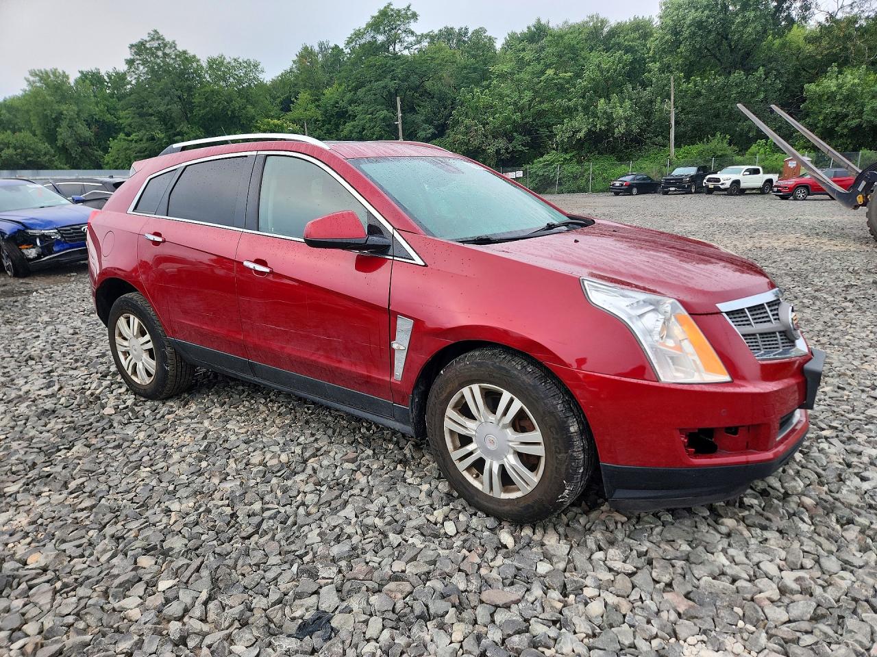 2010 Cadillac Srx Luxury Collection Red vin: 3GYFNDEYXAS613989