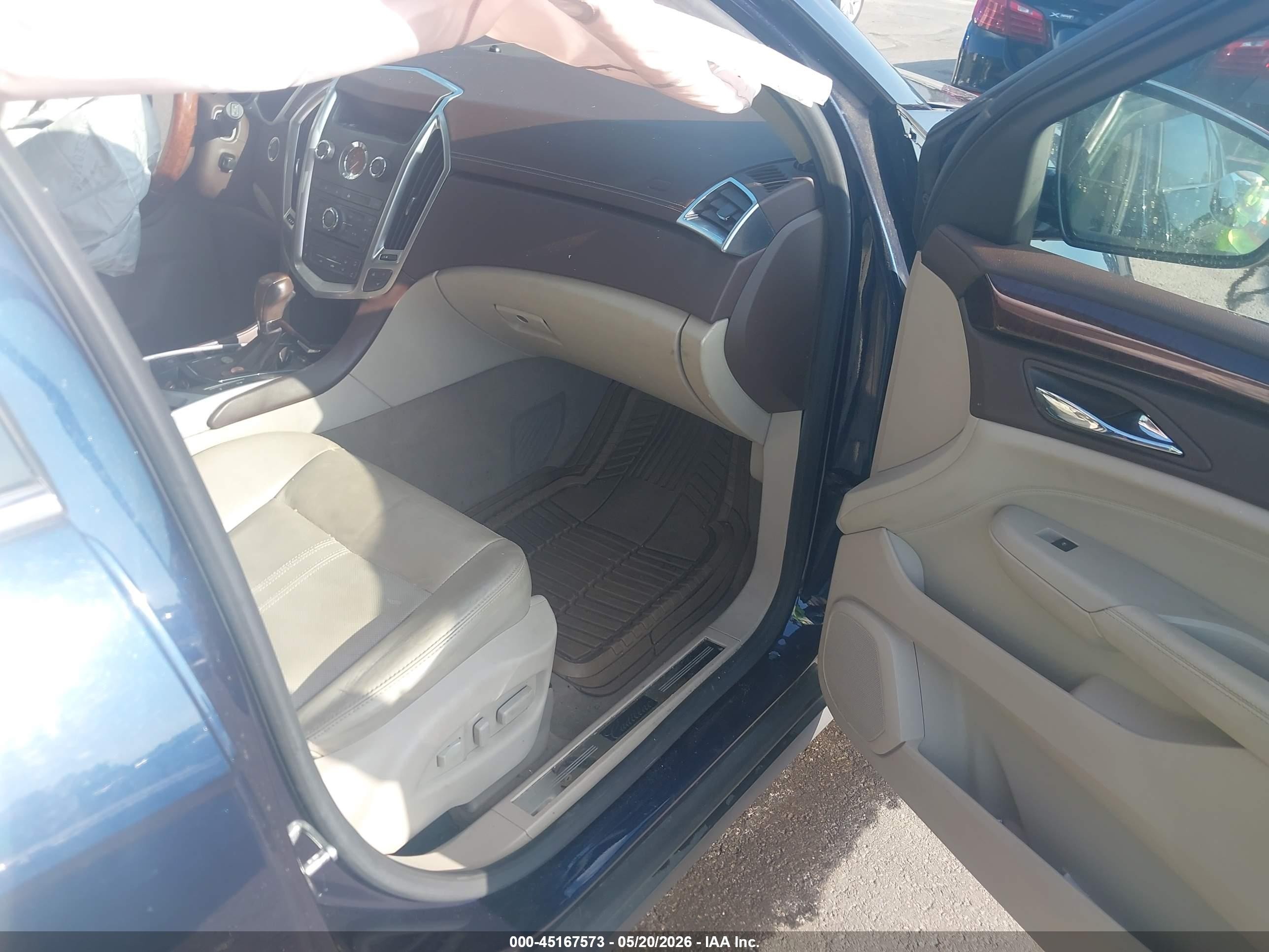2010 Cadillac Srx Luxury Collection Blue vin: 3GYFNDEYXAS614415