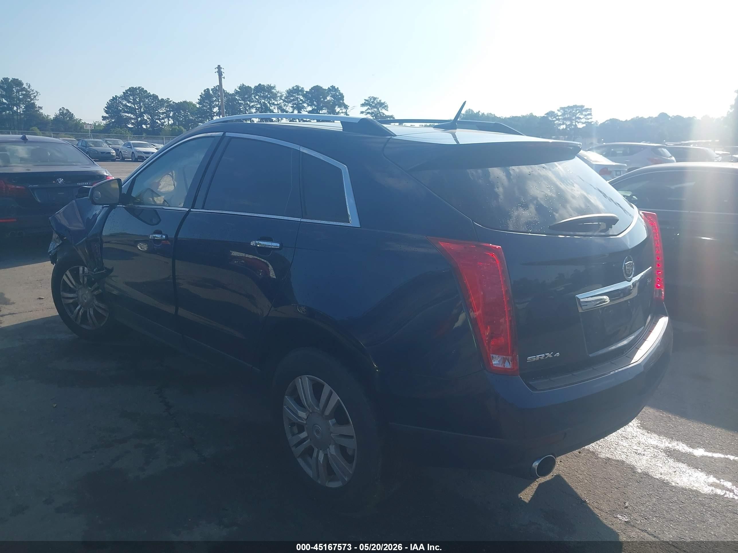 2010 Cadillac Srx Luxury Collection Blue vin: 3GYFNDEYXAS614415