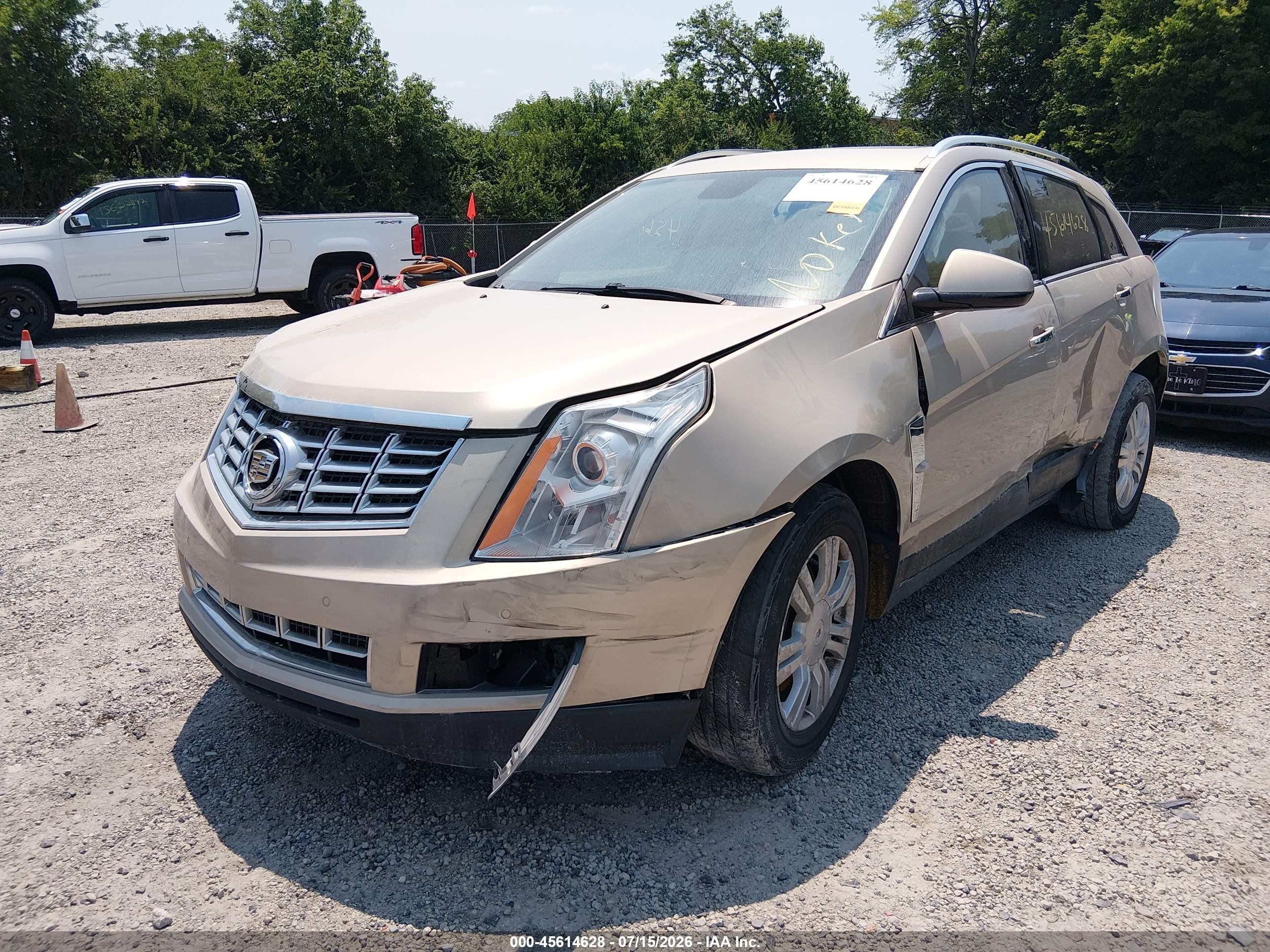 2011 Cadillac Srx Luxury Collection Champagne vin: 3GYFNDEYXBS528961