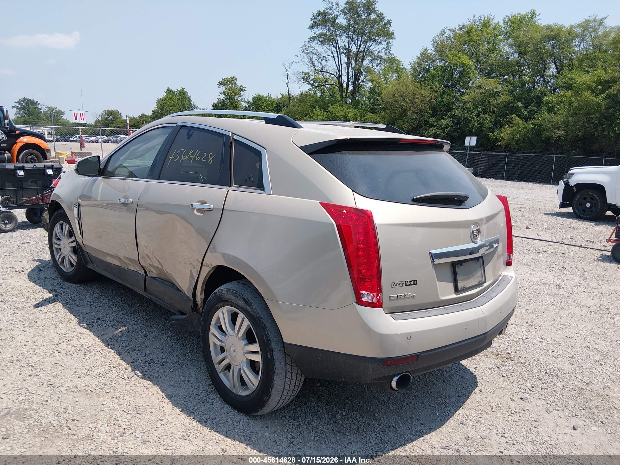 2011 Cadillac Srx Luxury Collection Champagne vin: 3GYFNDEYXBS528961