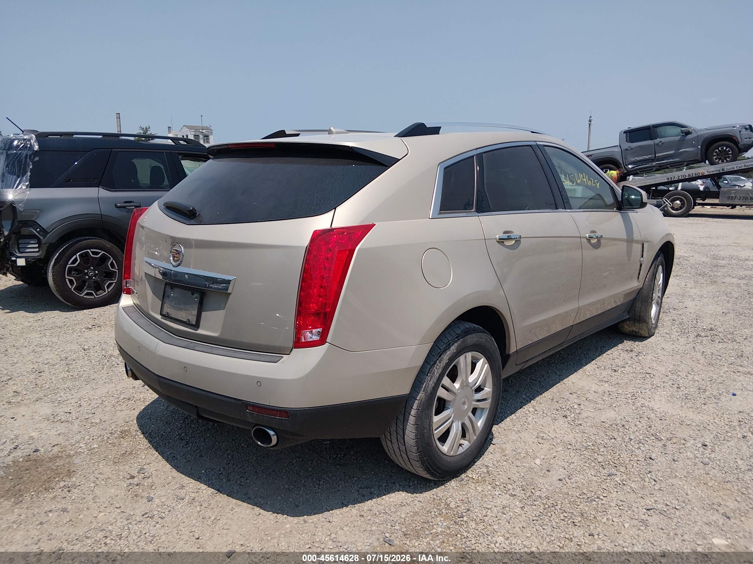 2011 Cadillac Srx Luxury Collection Champagne vin: 3GYFNDEYXBS528961