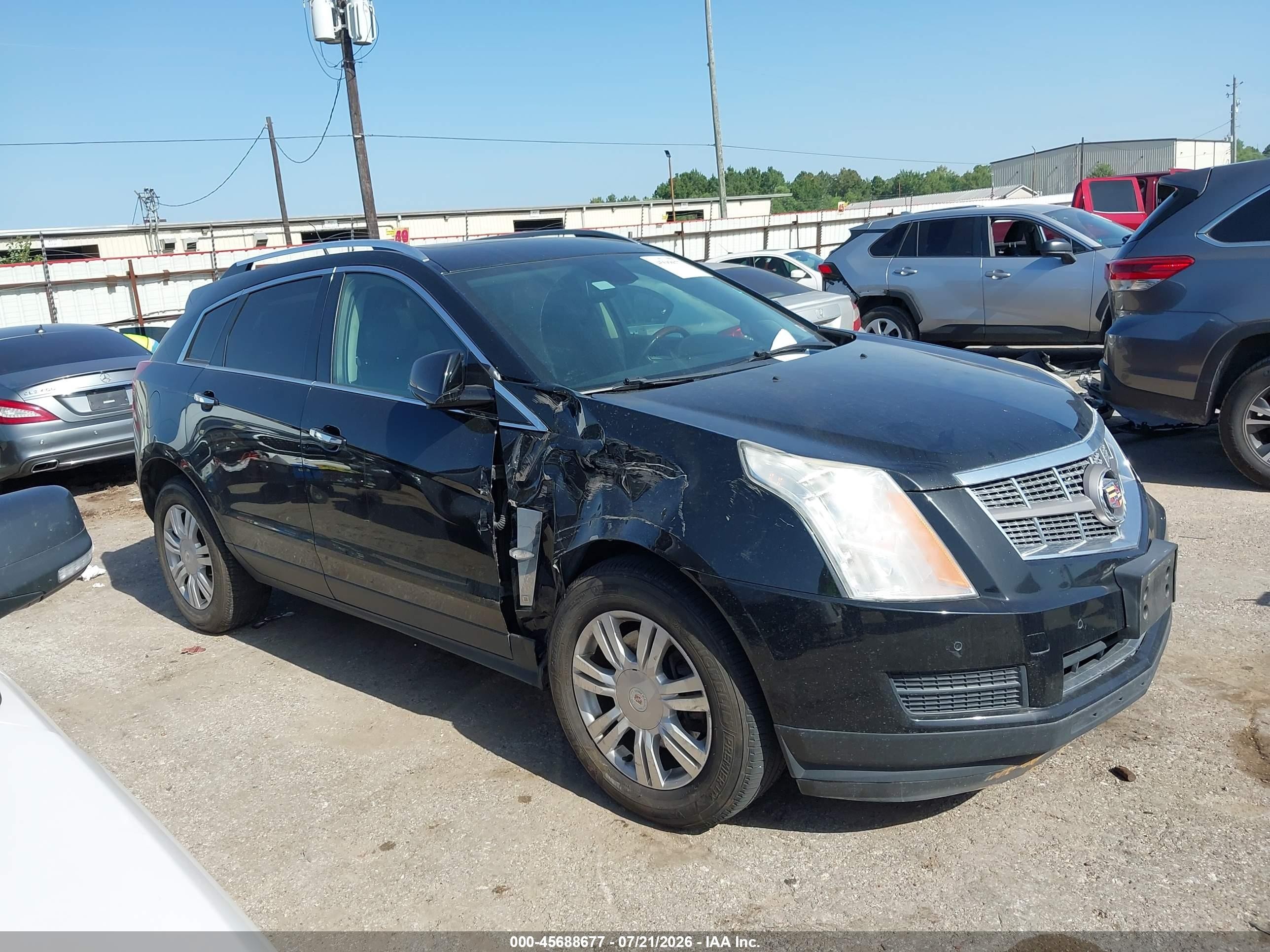 2011 Cadillac Srx Luxury Collection Black vin: 3GYFNDEYXBS666371