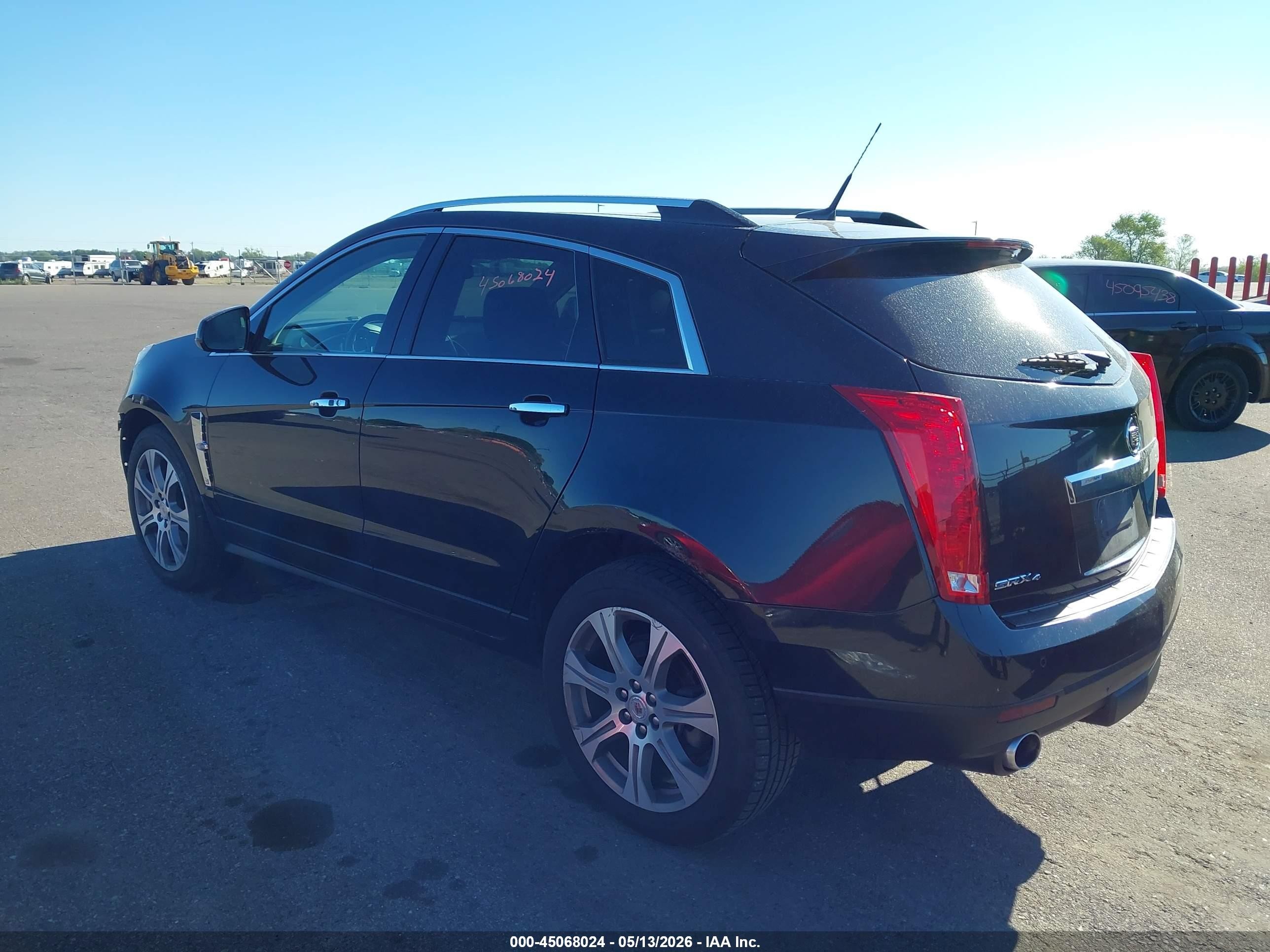 2012 Cadillac Srx Performance Collection Black vin: 3GYFNEE30CS512599