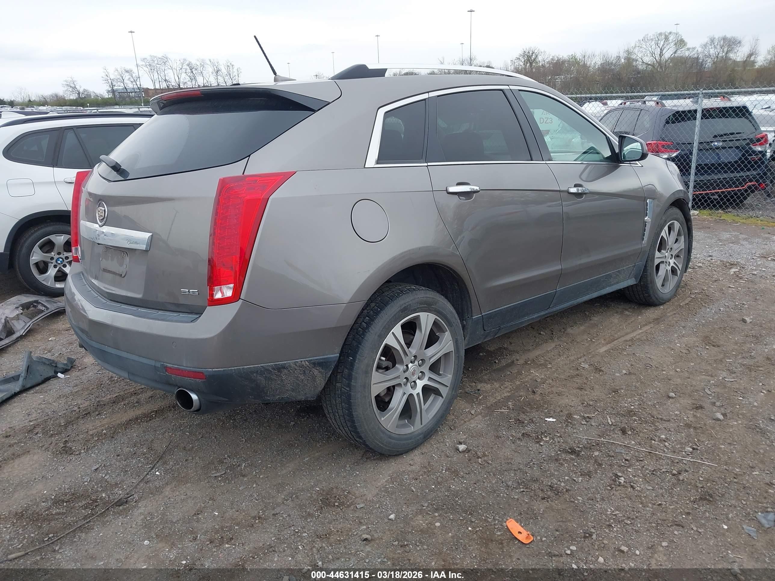 2012 Cadillac Srx Performance Collection Gray vin: 3GYFNEE30CS522338