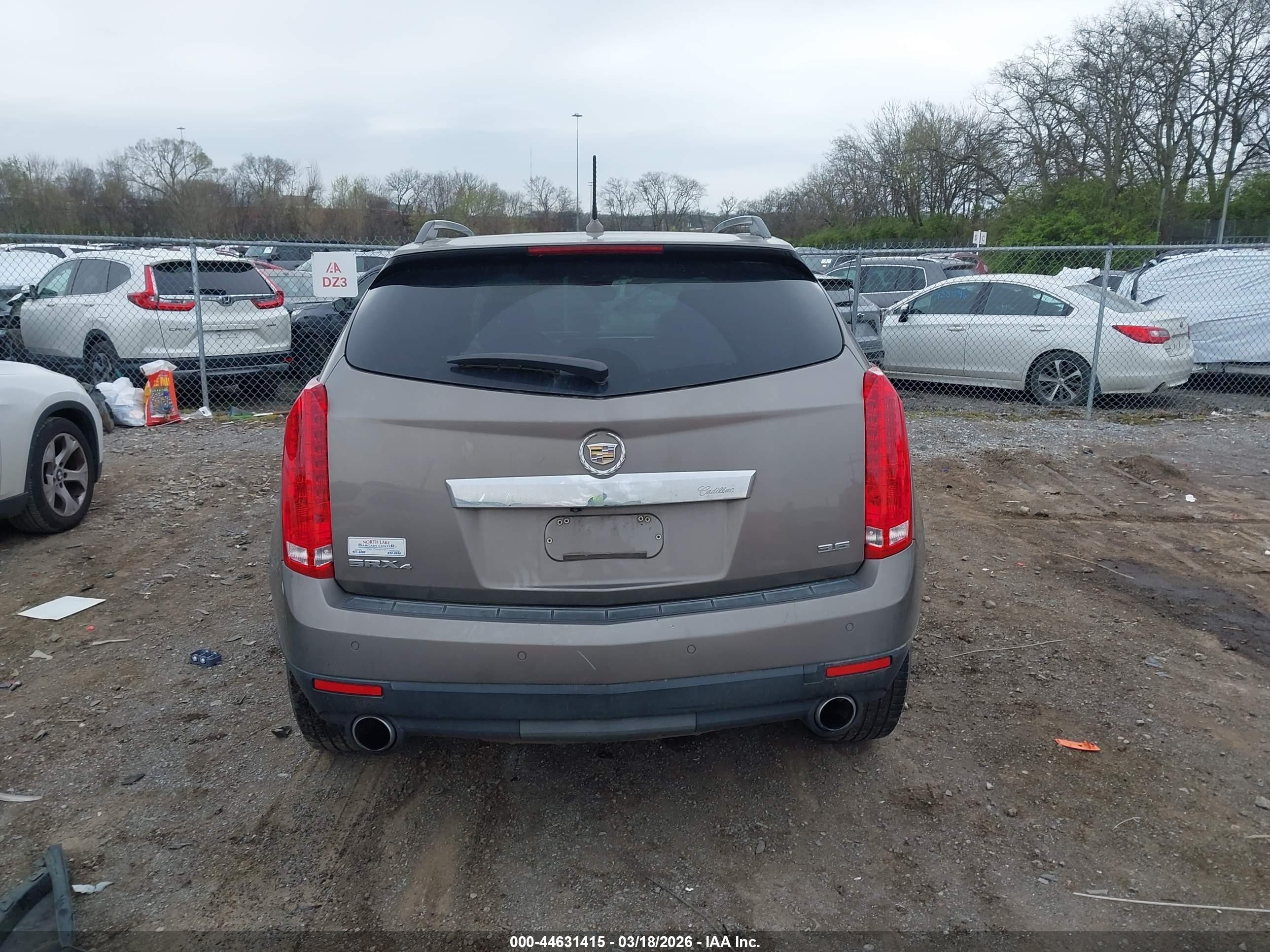 2012 Cadillac Srx Performance Collection Gray vin: 3GYFNEE30CS522338