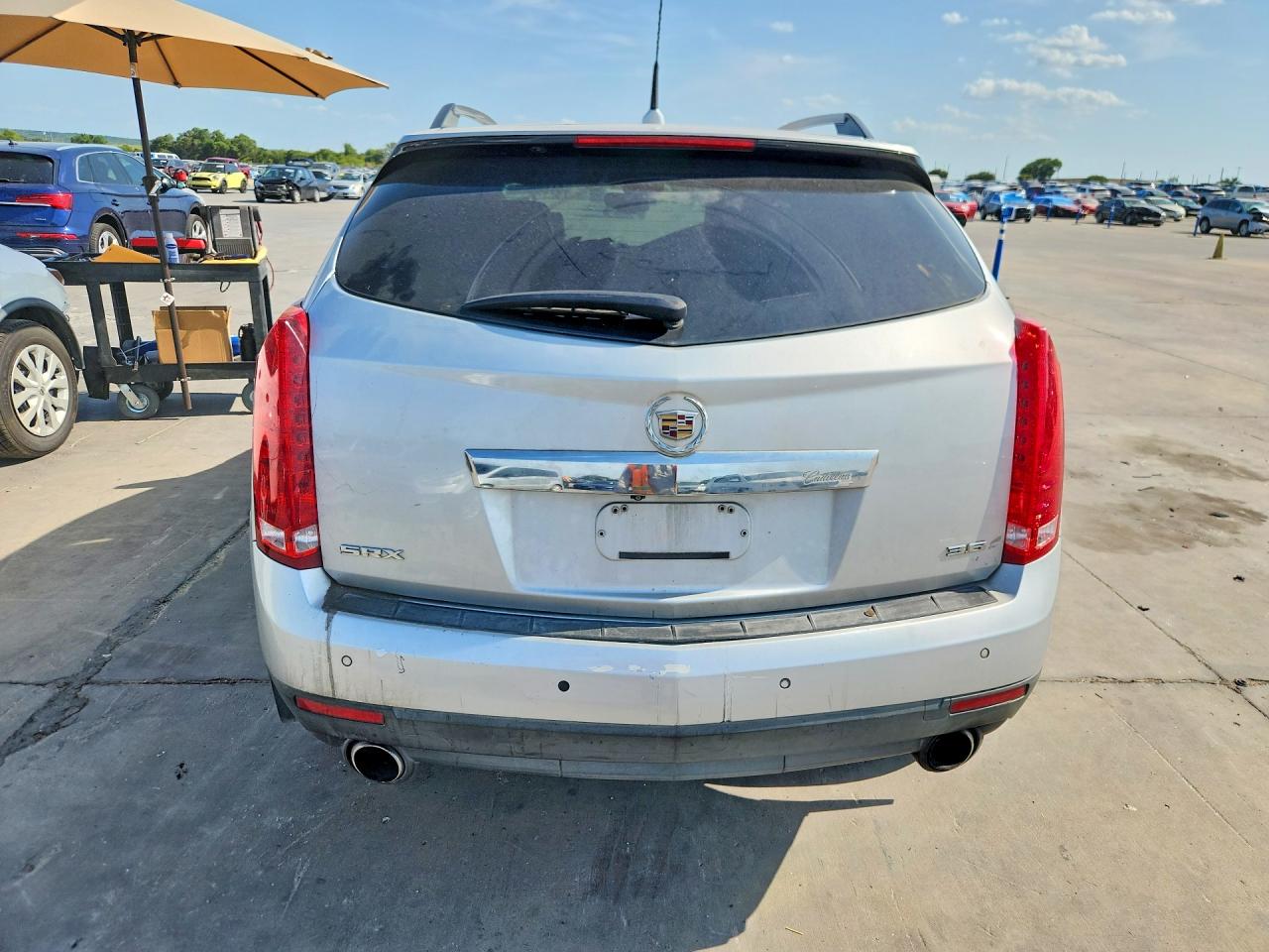 2013 Cadillac Srx Premium Collection Silver vin: 3GYFNEE30DS597610