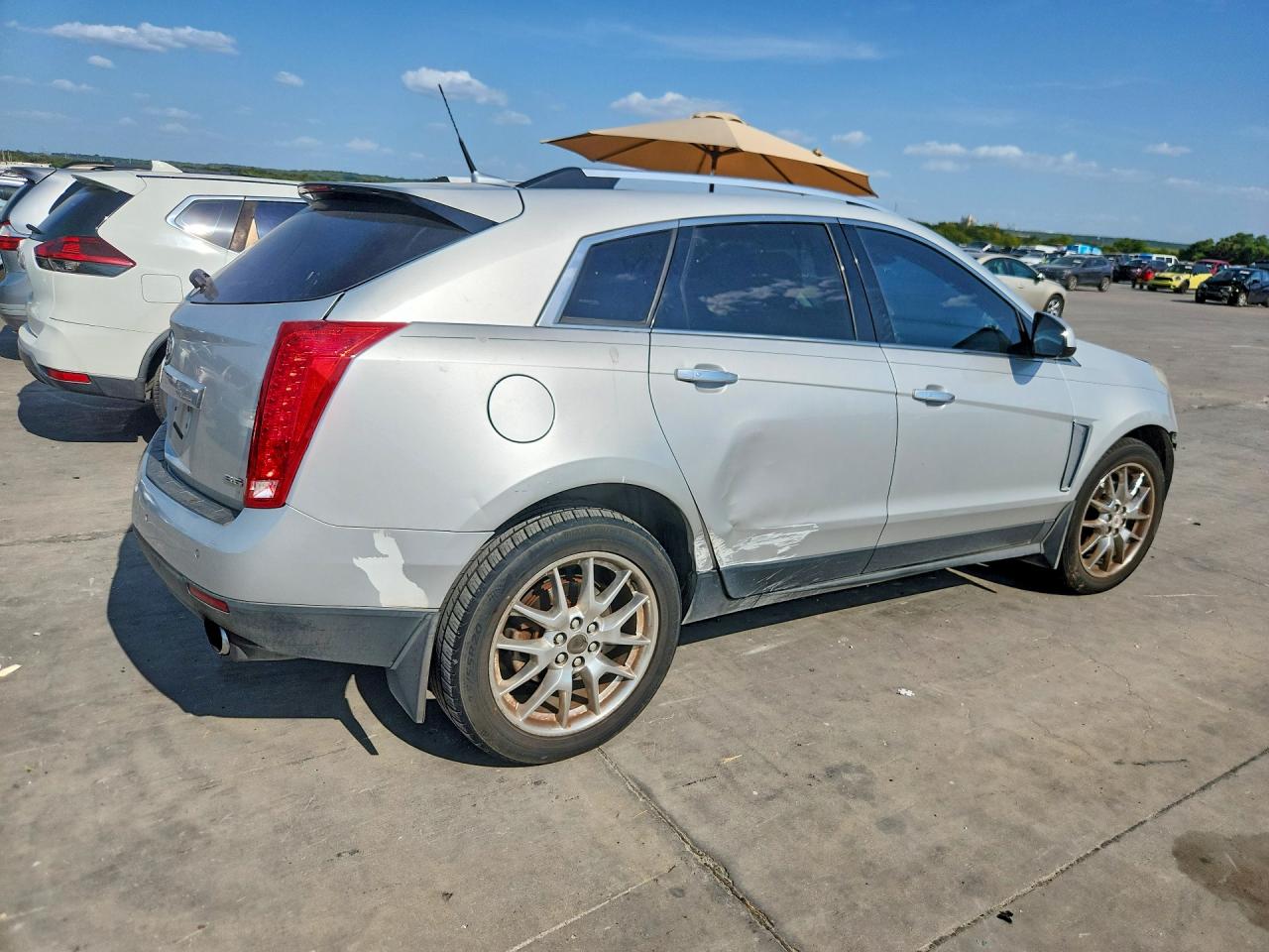 2013 Cadillac Srx Premium Collection Silver vin: 3GYFNEE30DS597610