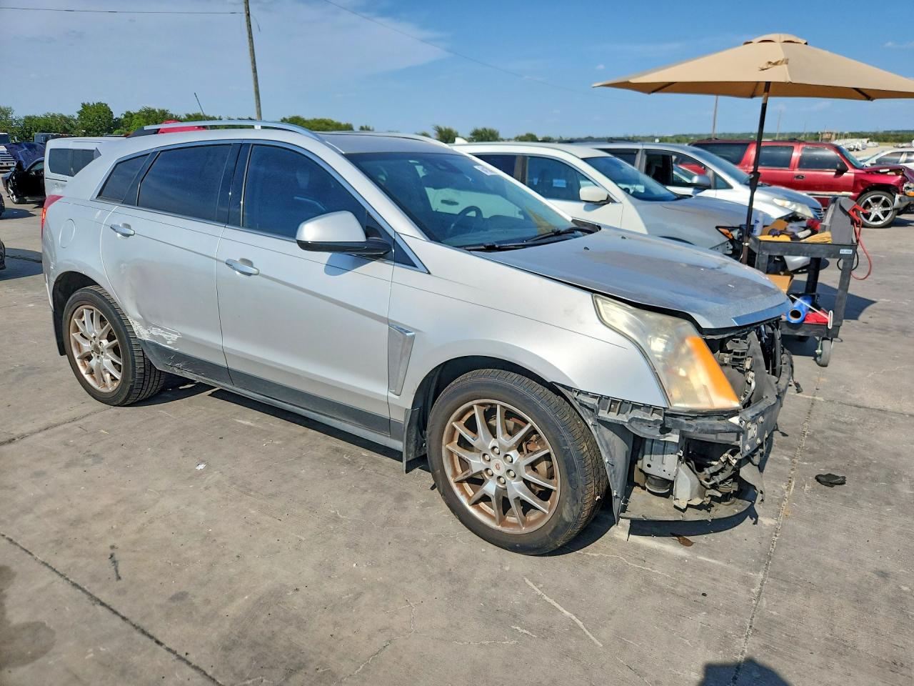 2013 Cadillac Srx Premium Collection Silver vin: 3GYFNEE30DS597610