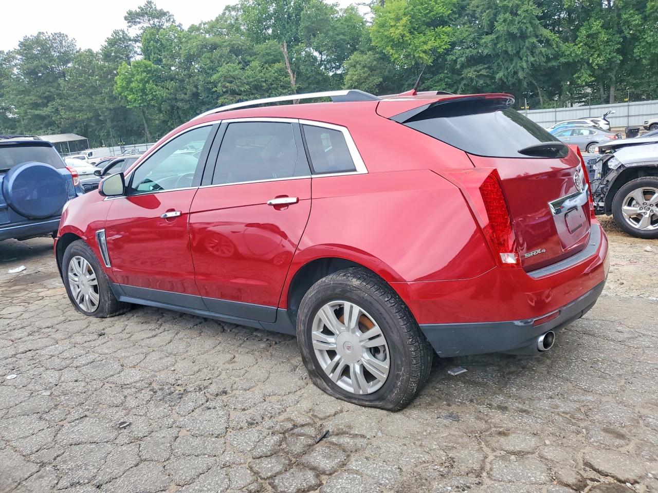 2014 Cadillac Srx Luxury Collection Red vin: 3GYFNEE30ES576838