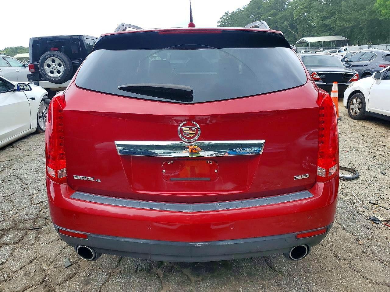 2014 Cadillac Srx Luxury Collection Red vin: 3GYFNEE30ES576838