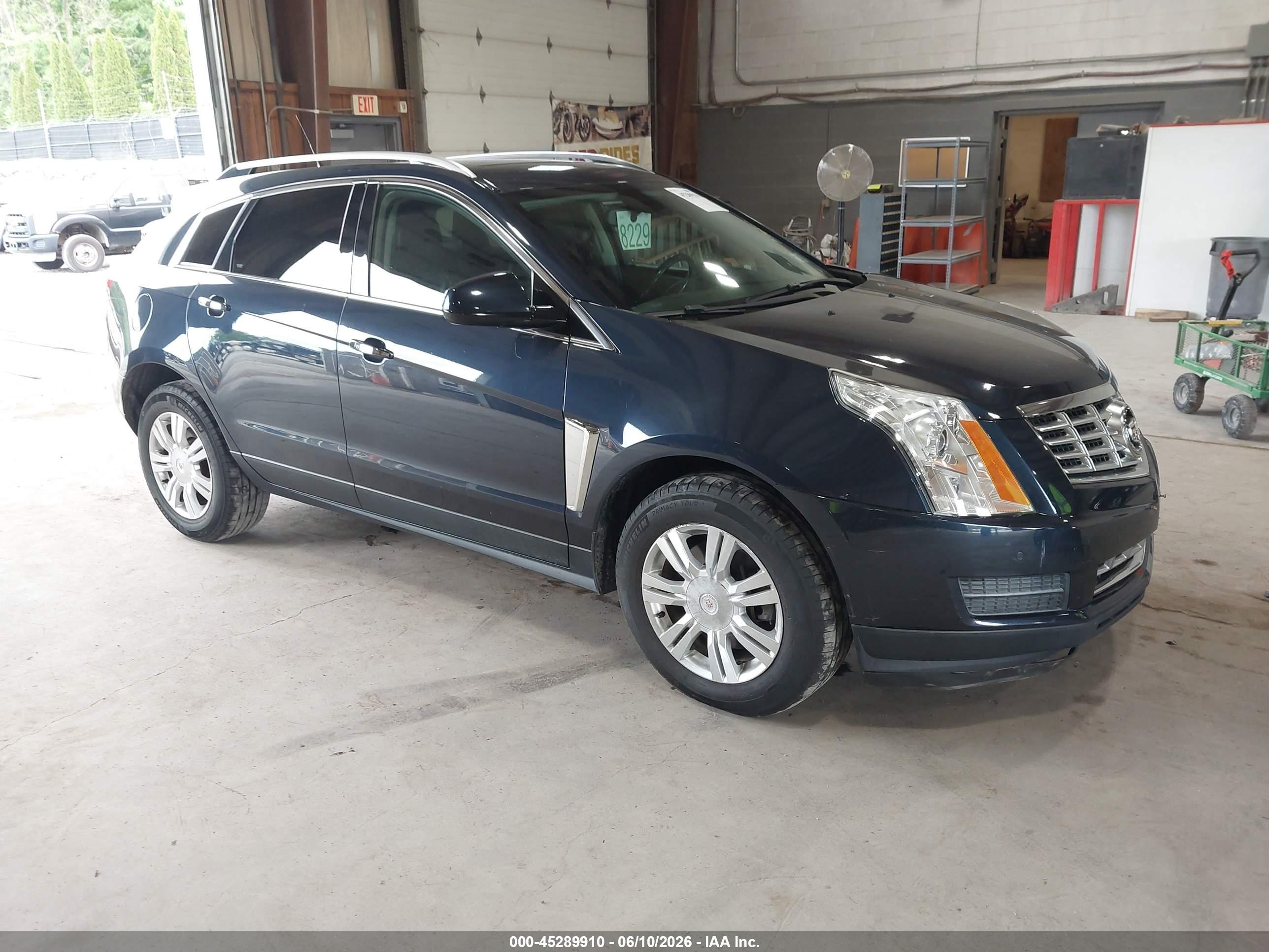 2014 Cadillac Srx Luxury Collection Dark Blue vin: 3GYFNEE30ES644944