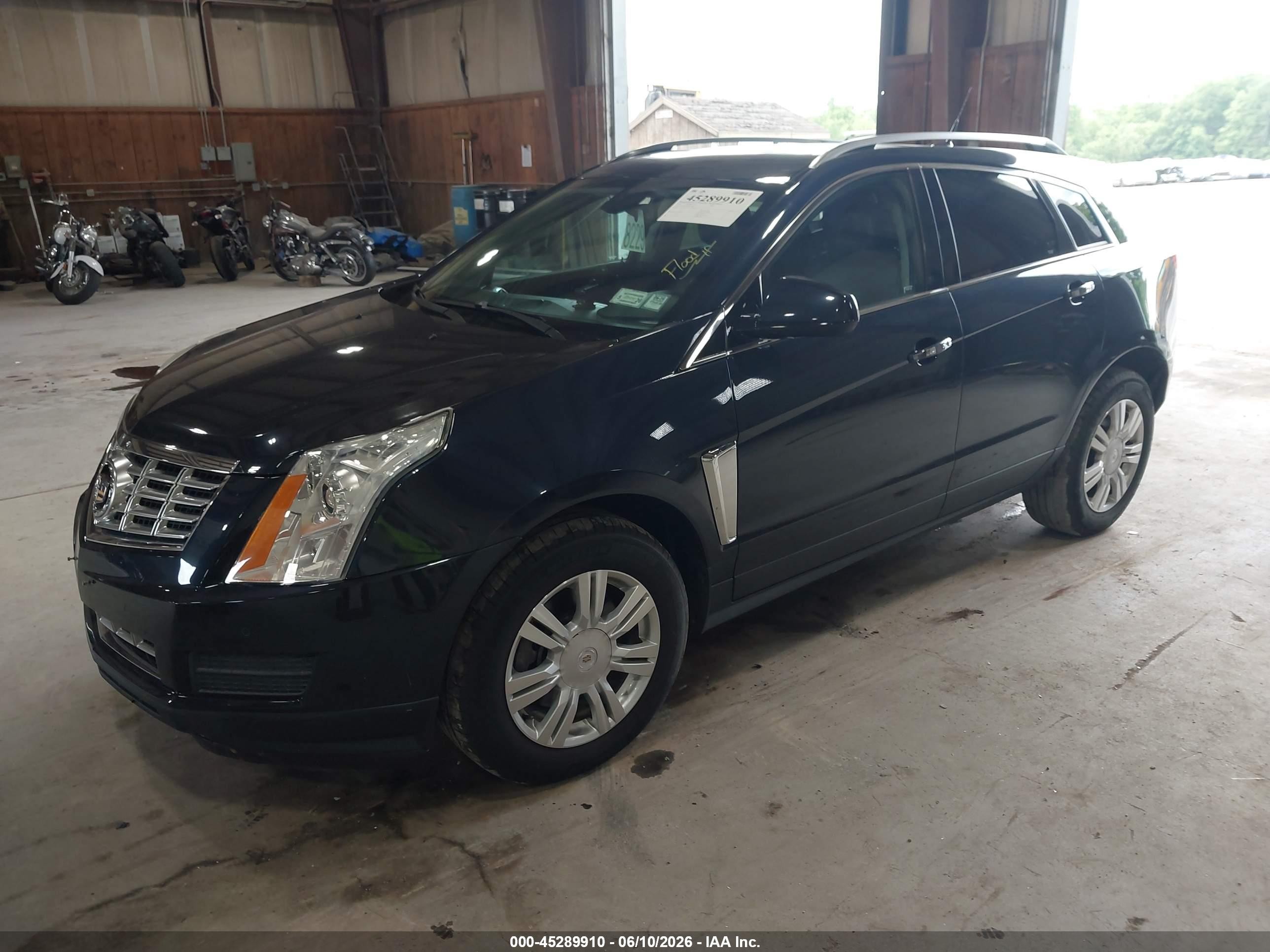 2014 Cadillac Srx Luxury Collection Dark Blue vin: 3GYFNEE30ES644944