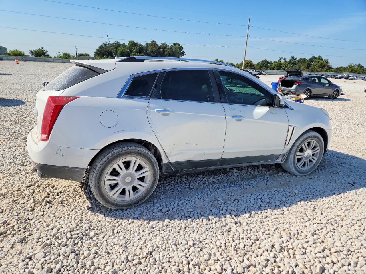 2014 Cadillac Srx Luxury Collection White vin: 3GYFNEE30ES653224