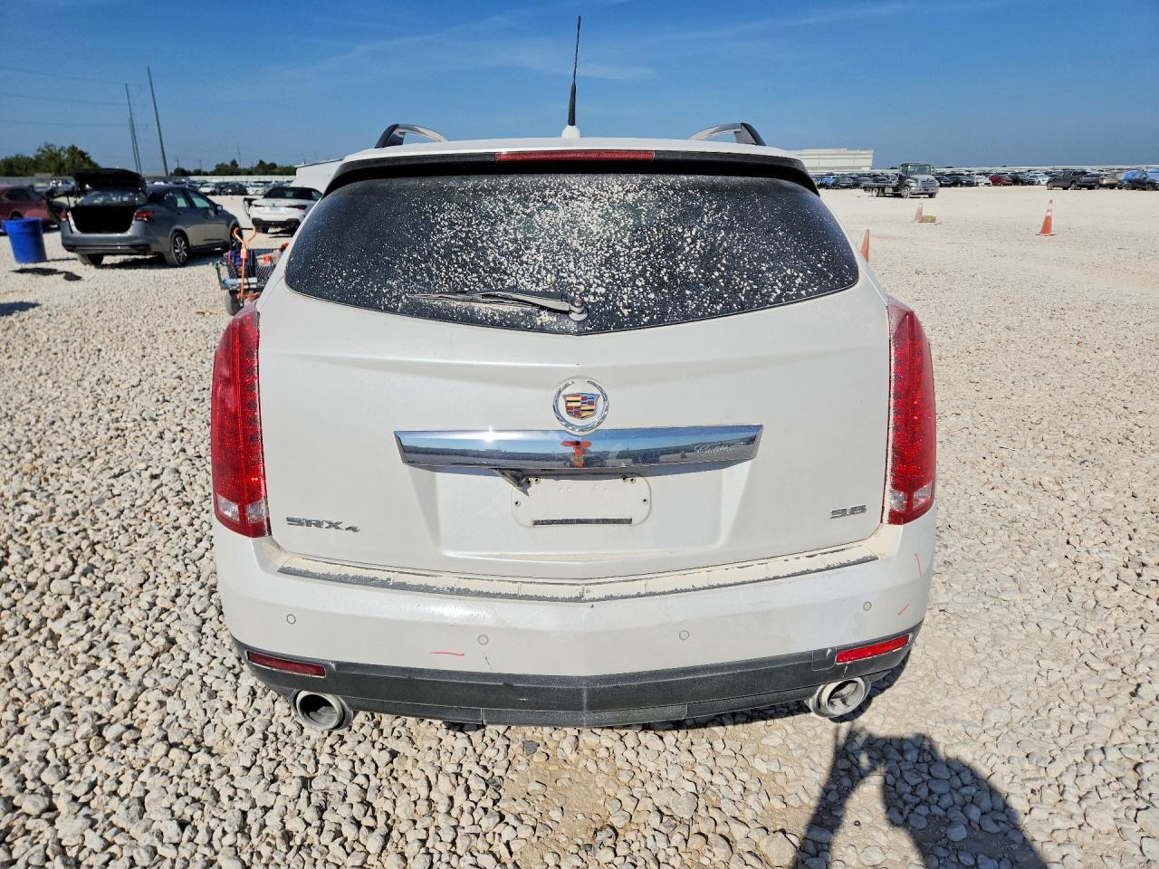 2014 Cadillac Srx Luxury Collection White vin: 3GYFNEE30ES653224