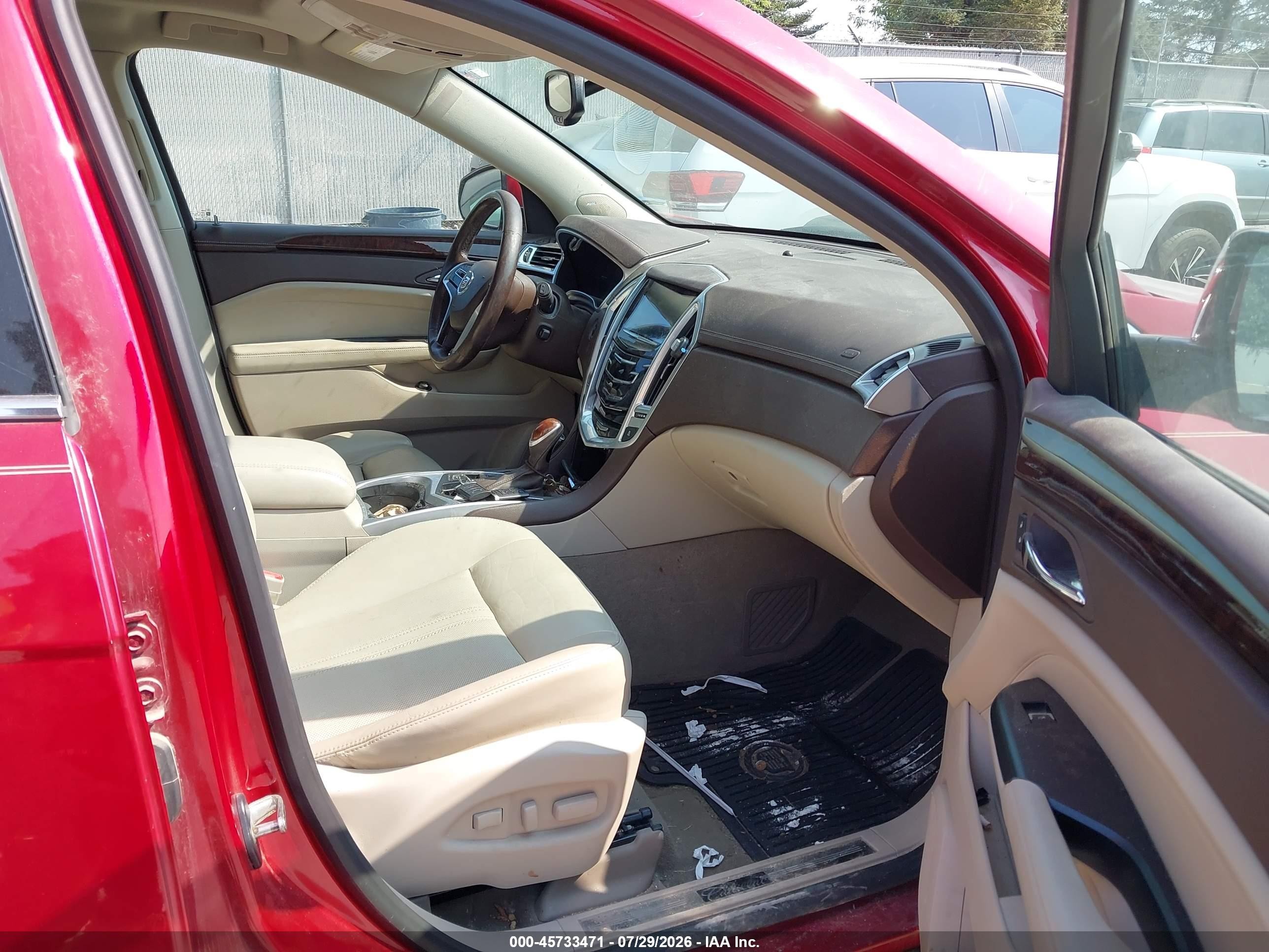 2014 Cadillac Srx Luxury Collection Red vin: 3GYFNEE30ES653353