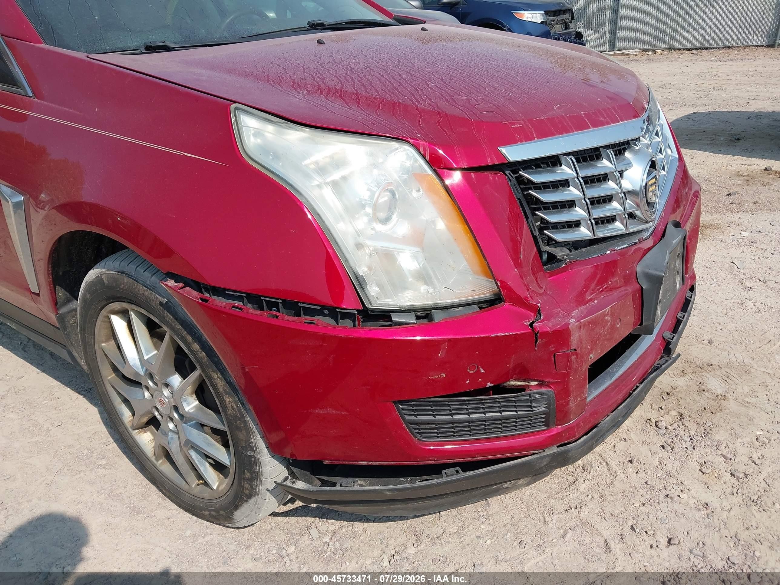 2014 Cadillac Srx Luxury Collection Red vin: 3GYFNEE30ES653353