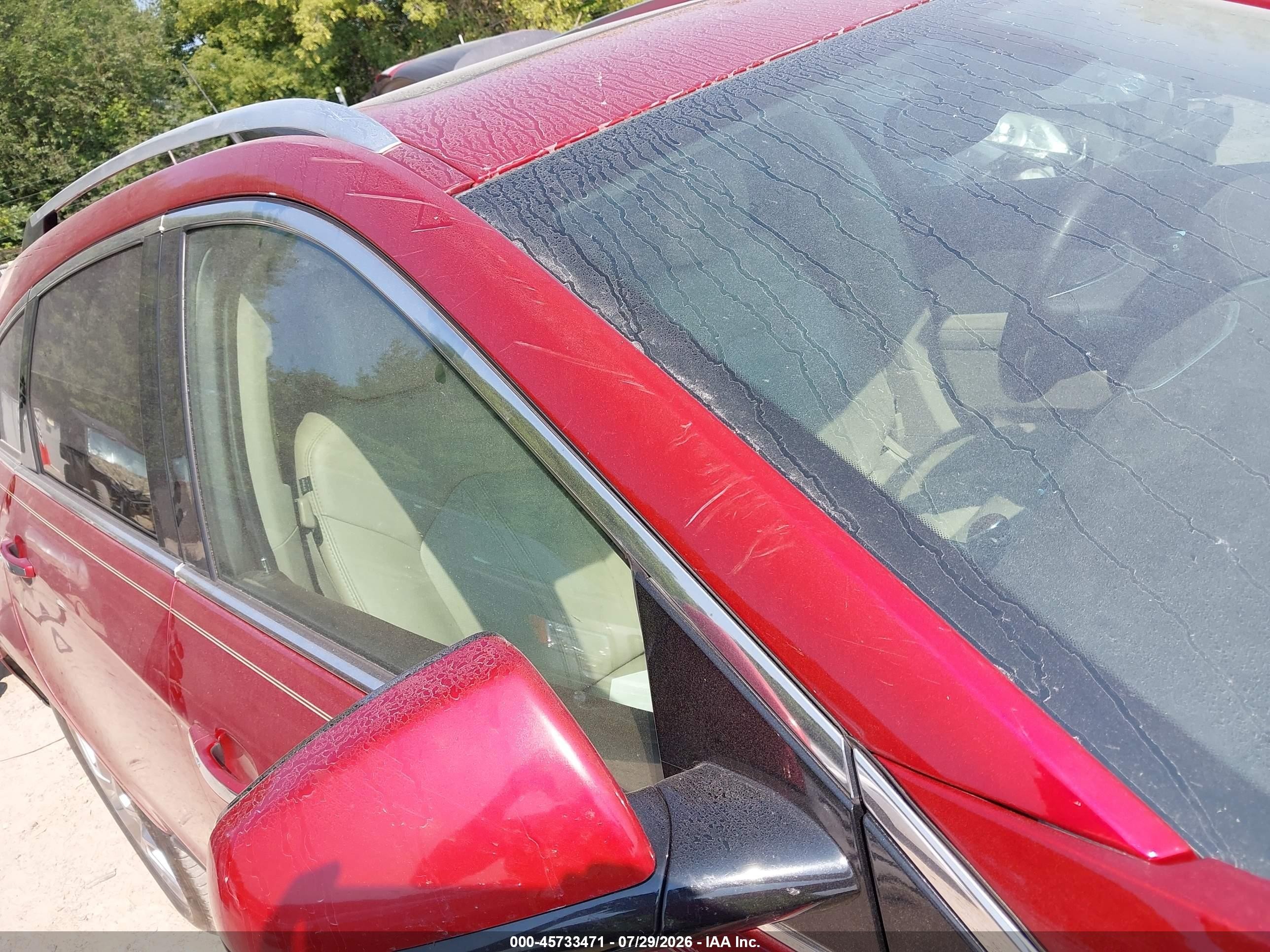 2014 Cadillac Srx Luxury Collection Red vin: 3GYFNEE30ES653353