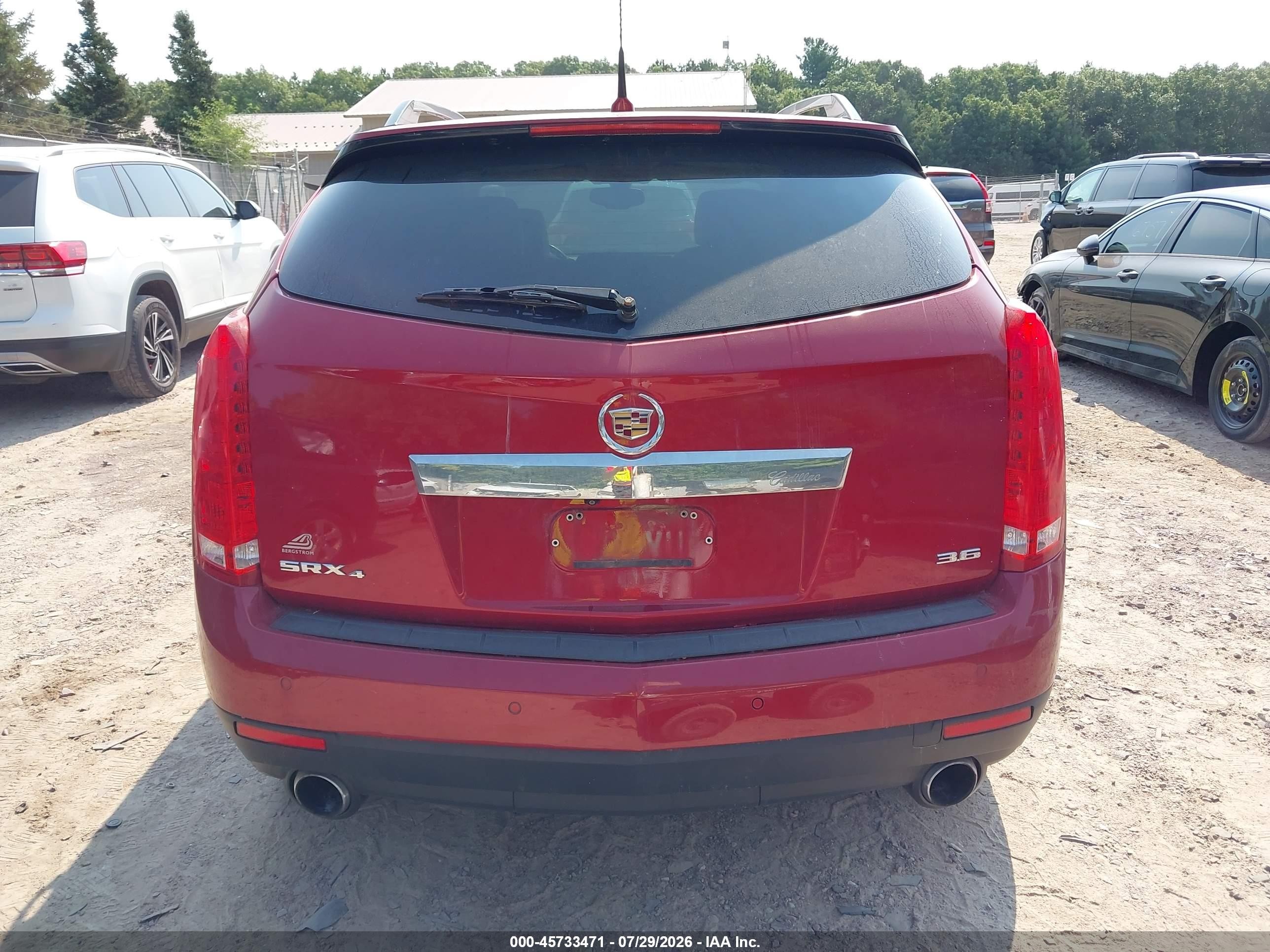 2014 Cadillac Srx Luxury Collection Red vin: 3GYFNEE30ES653353