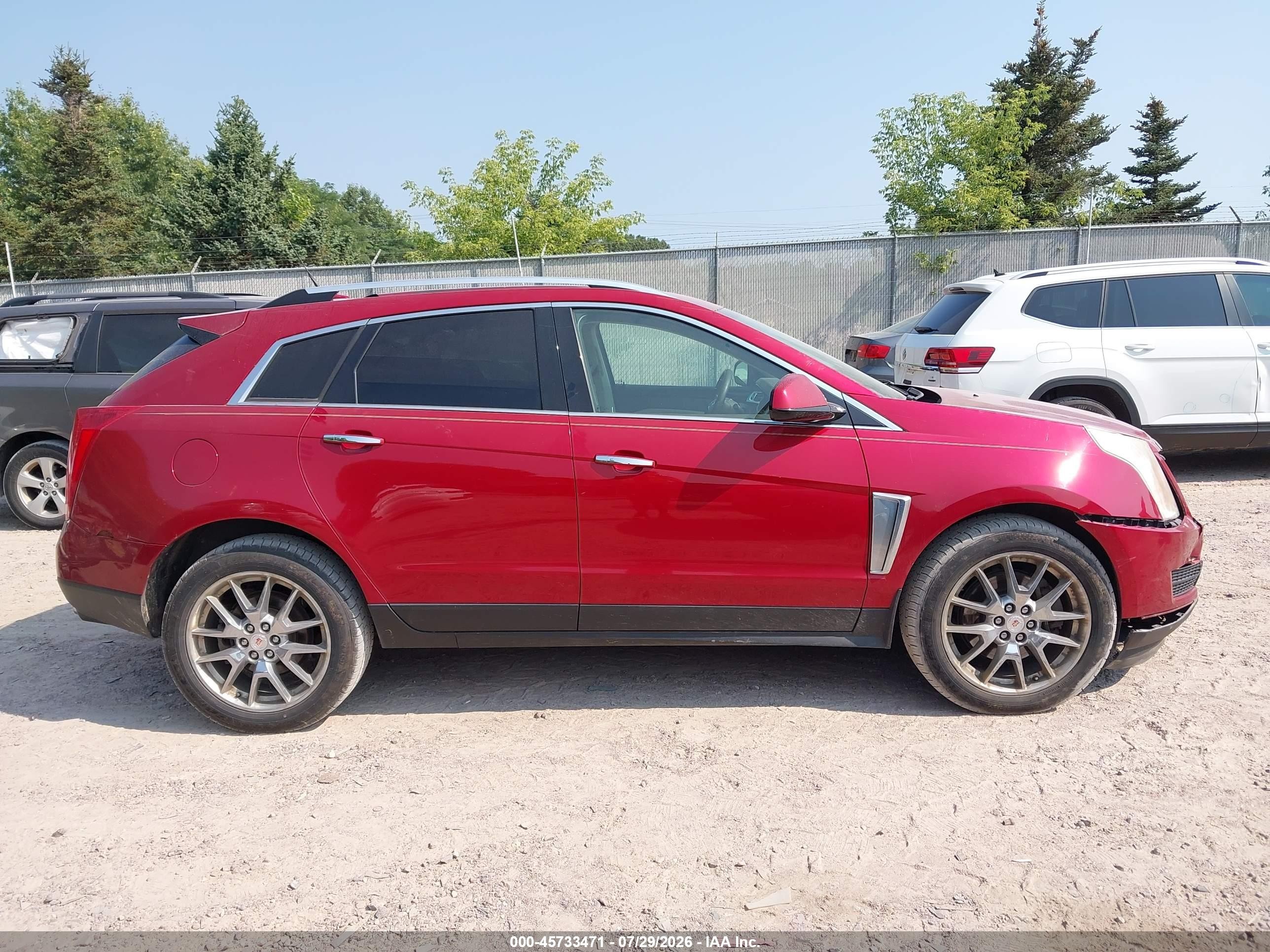 2014 Cadillac Srx Luxury Collection Red vin: 3GYFNEE30ES653353