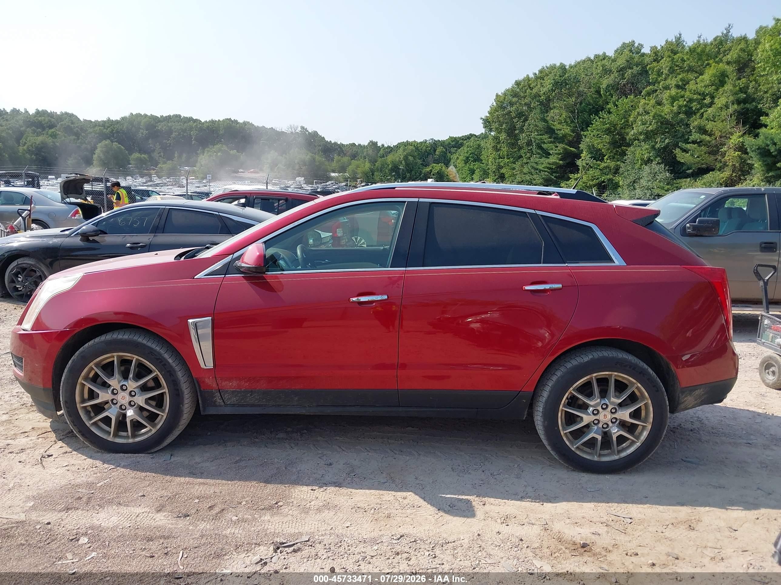 2014 Cadillac Srx Luxury Collection Red vin: 3GYFNEE30ES653353