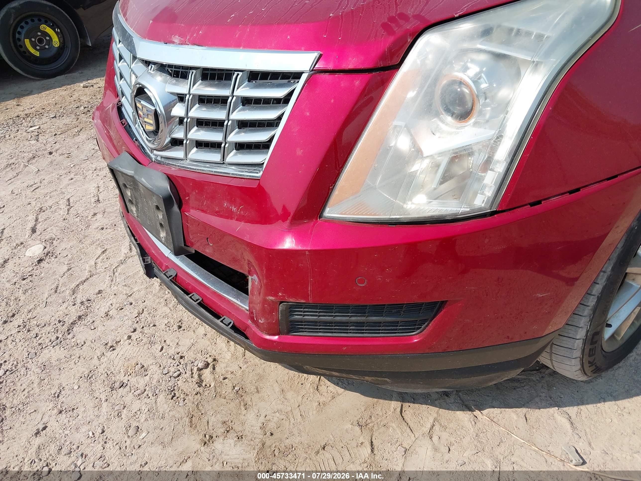 2014 Cadillac Srx Luxury Collection Red vin: 3GYFNEE30ES653353