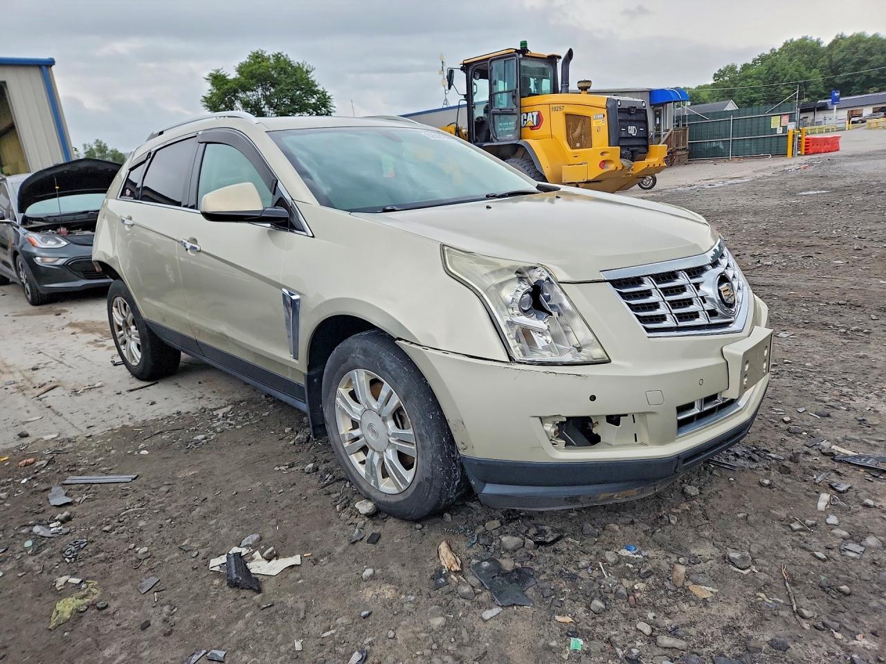 2014 Cadillac Srx Luxury Collection Gold vin: 3GYFNEE30ES685252