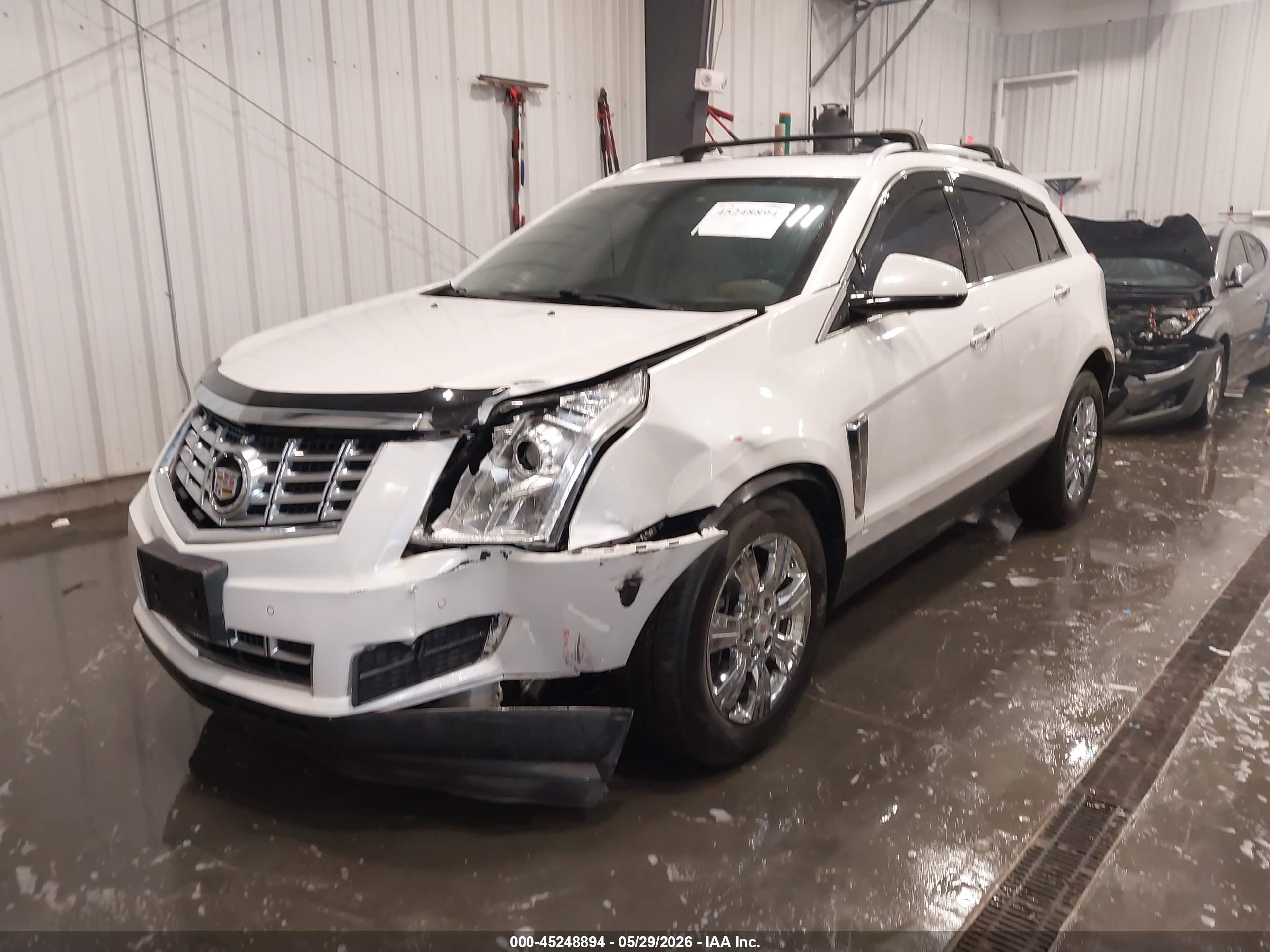 2014 Cadillac Srx Luxury Collection White vin: 3GYFNEE30ES687907