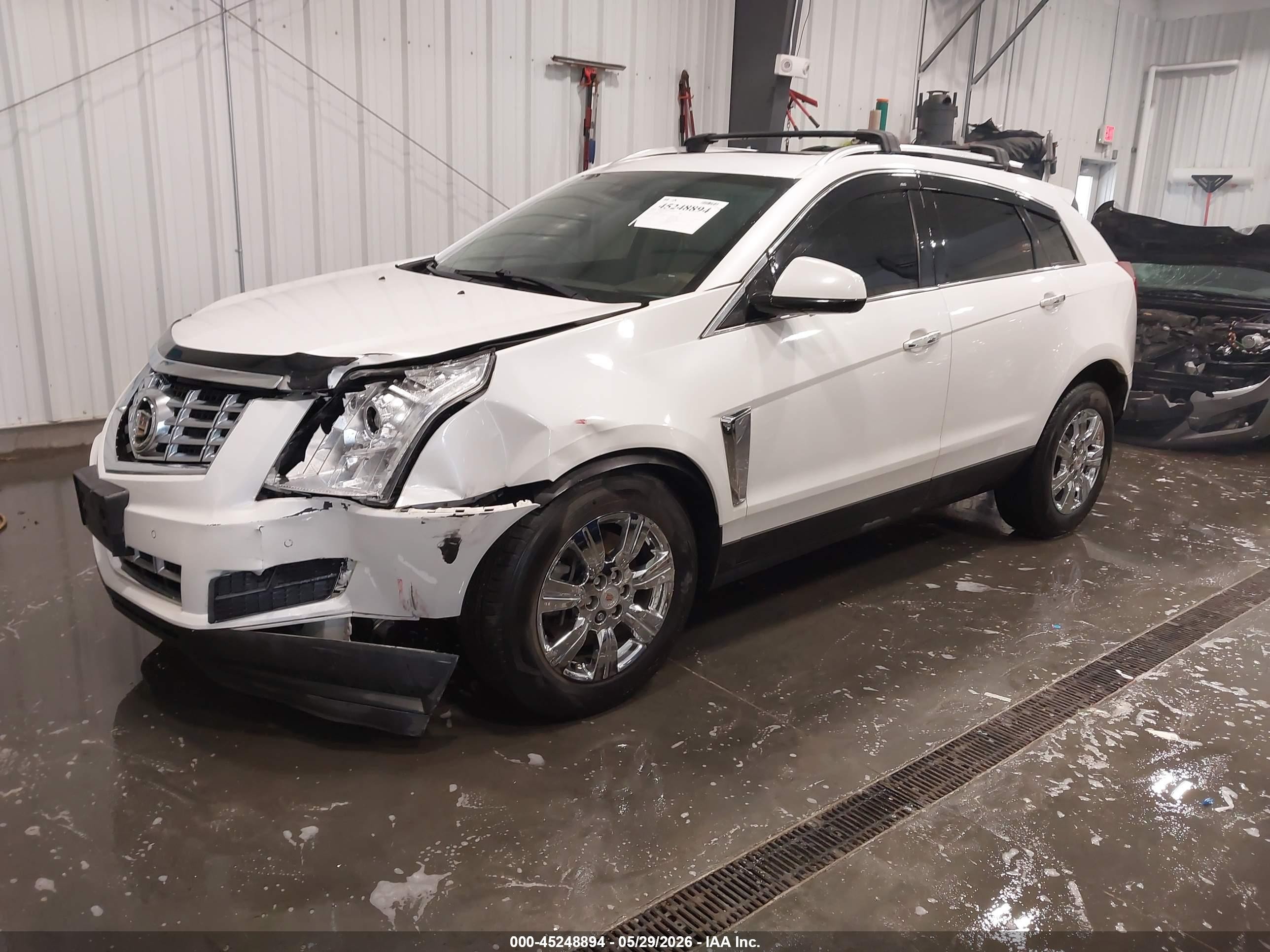 2014 Cadillac Srx Luxury Collection White vin: 3GYFNEE30ES687907