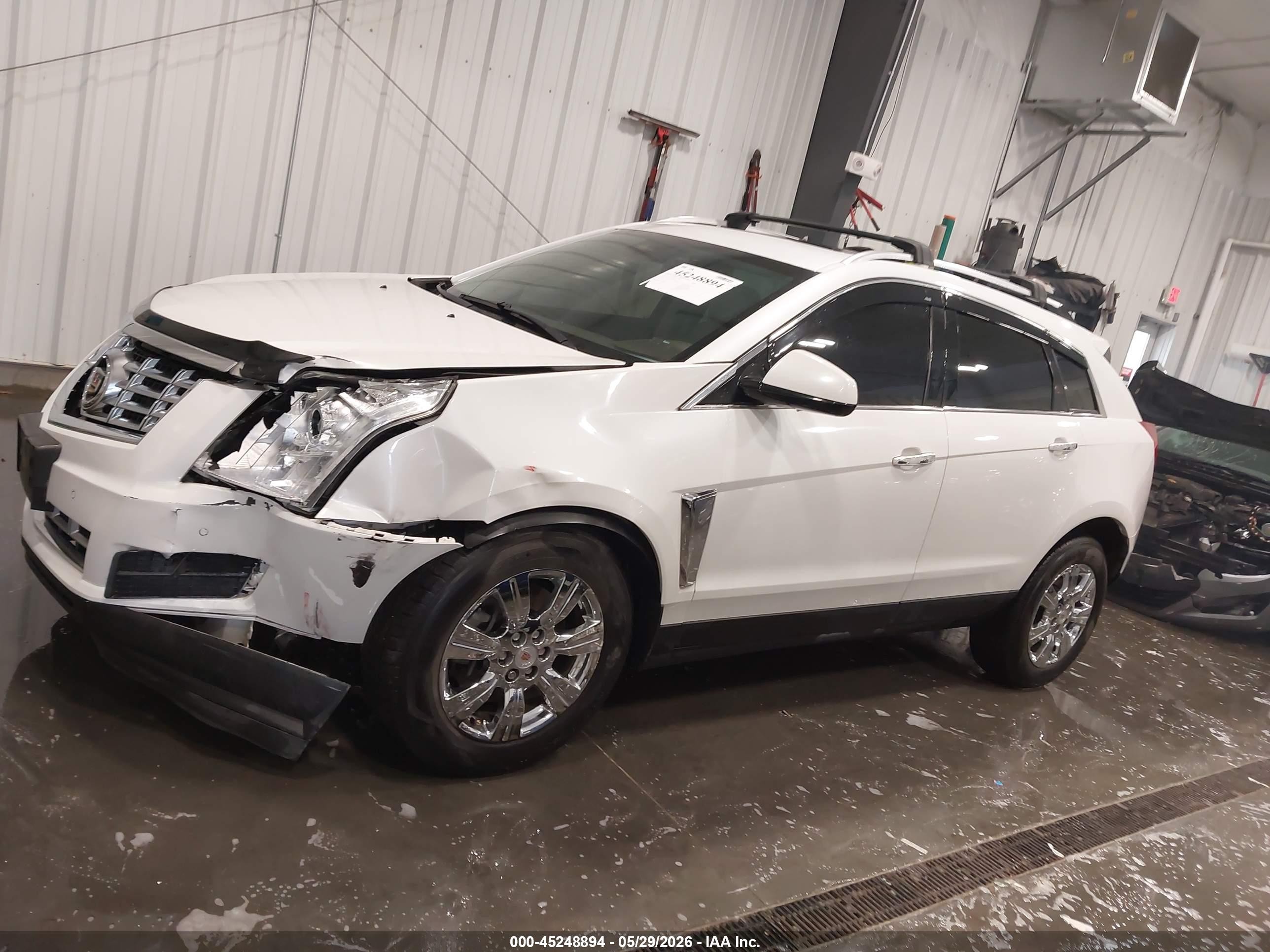 2014 Cadillac Srx Luxury Collection White vin: 3GYFNEE30ES687907