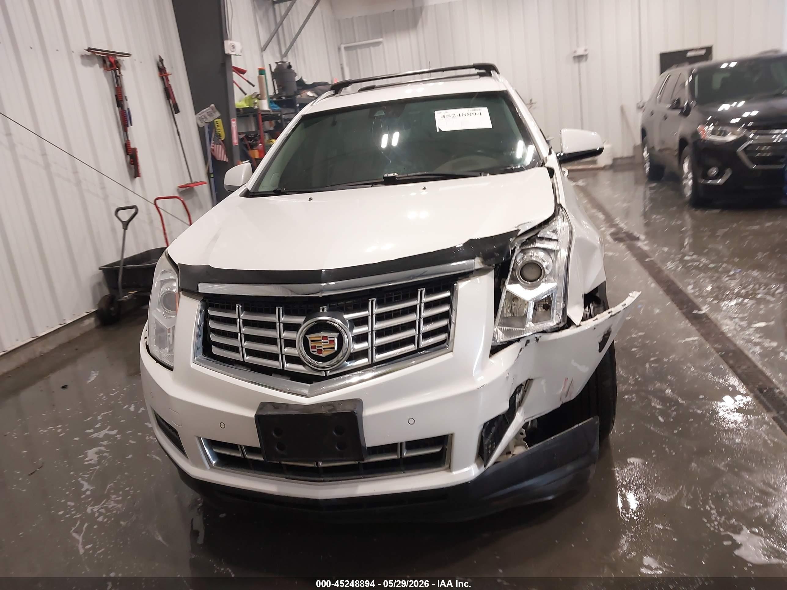 2014 Cadillac Srx Luxury Collection White vin: 3GYFNEE30ES687907