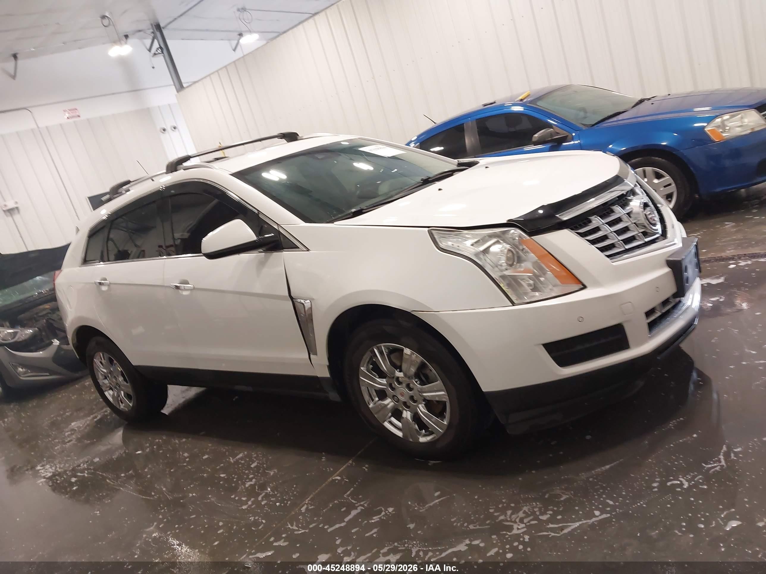 2014 Cadillac Srx Luxury Collection White vin: 3GYFNEE30ES687907
