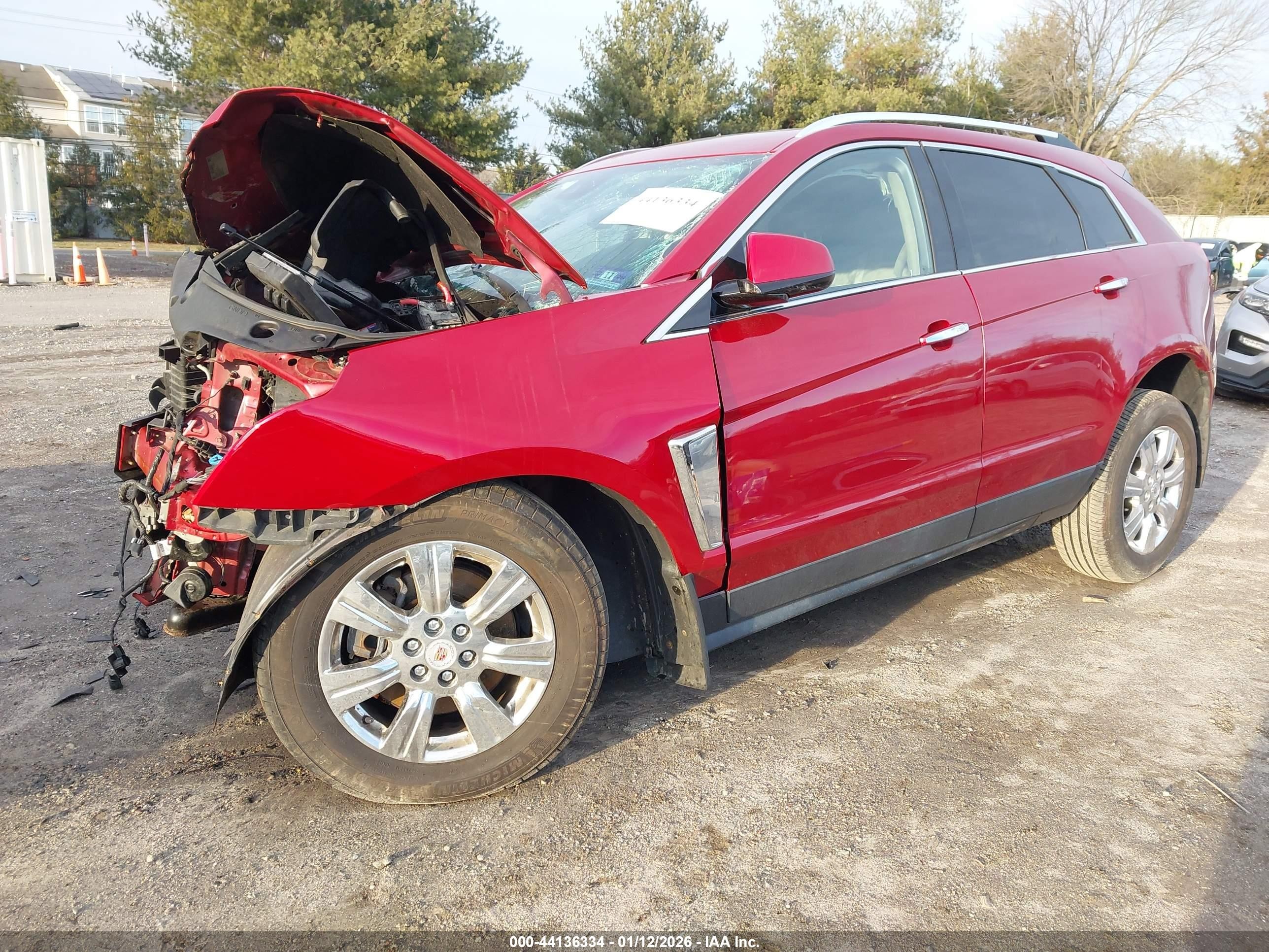 2016 Cadillac Srx Luxury Collection Red vin: 3GYFNEE30GS546399